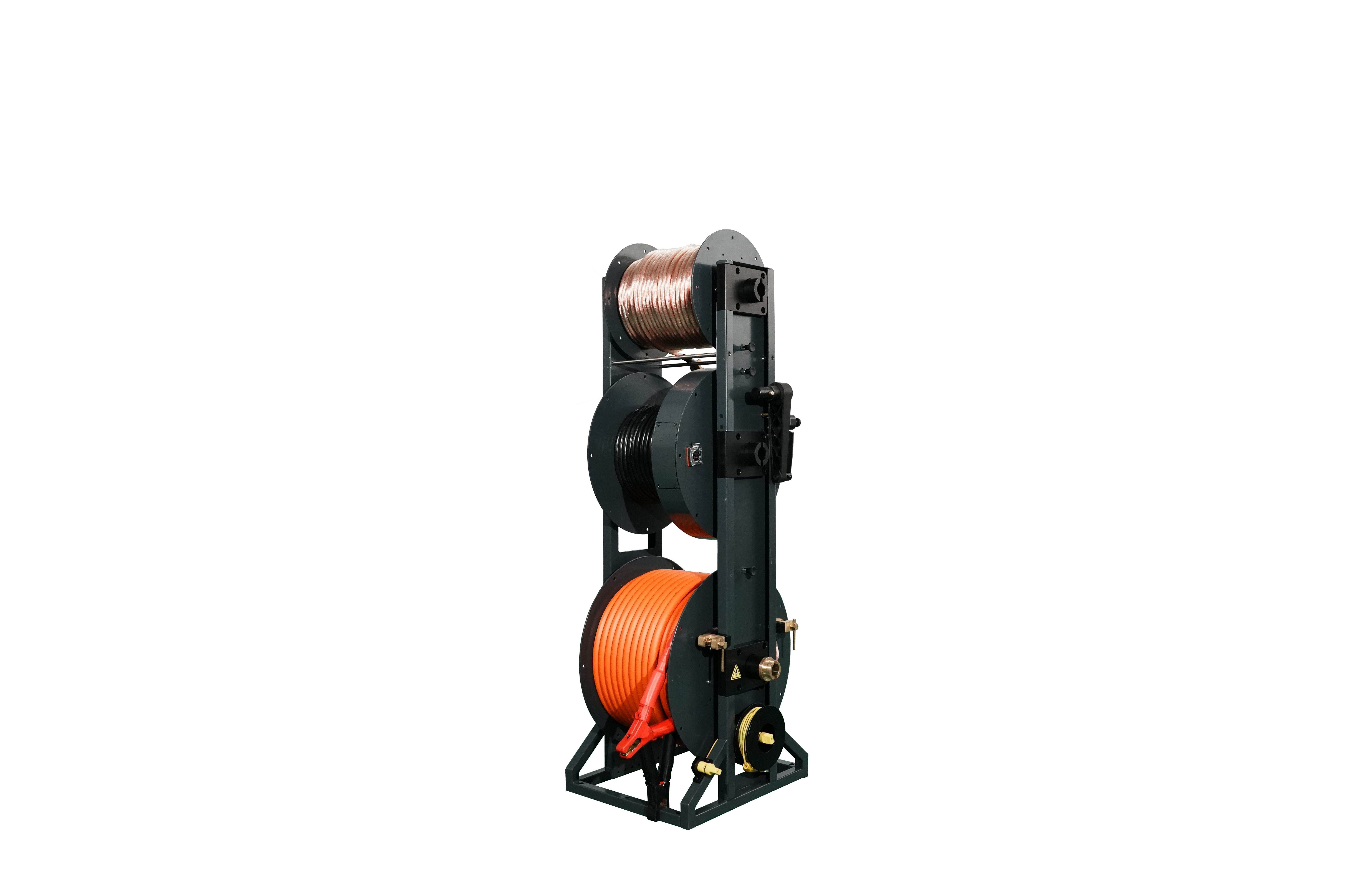 Các trống cáp gắn trên xe thuộc dòng MCR