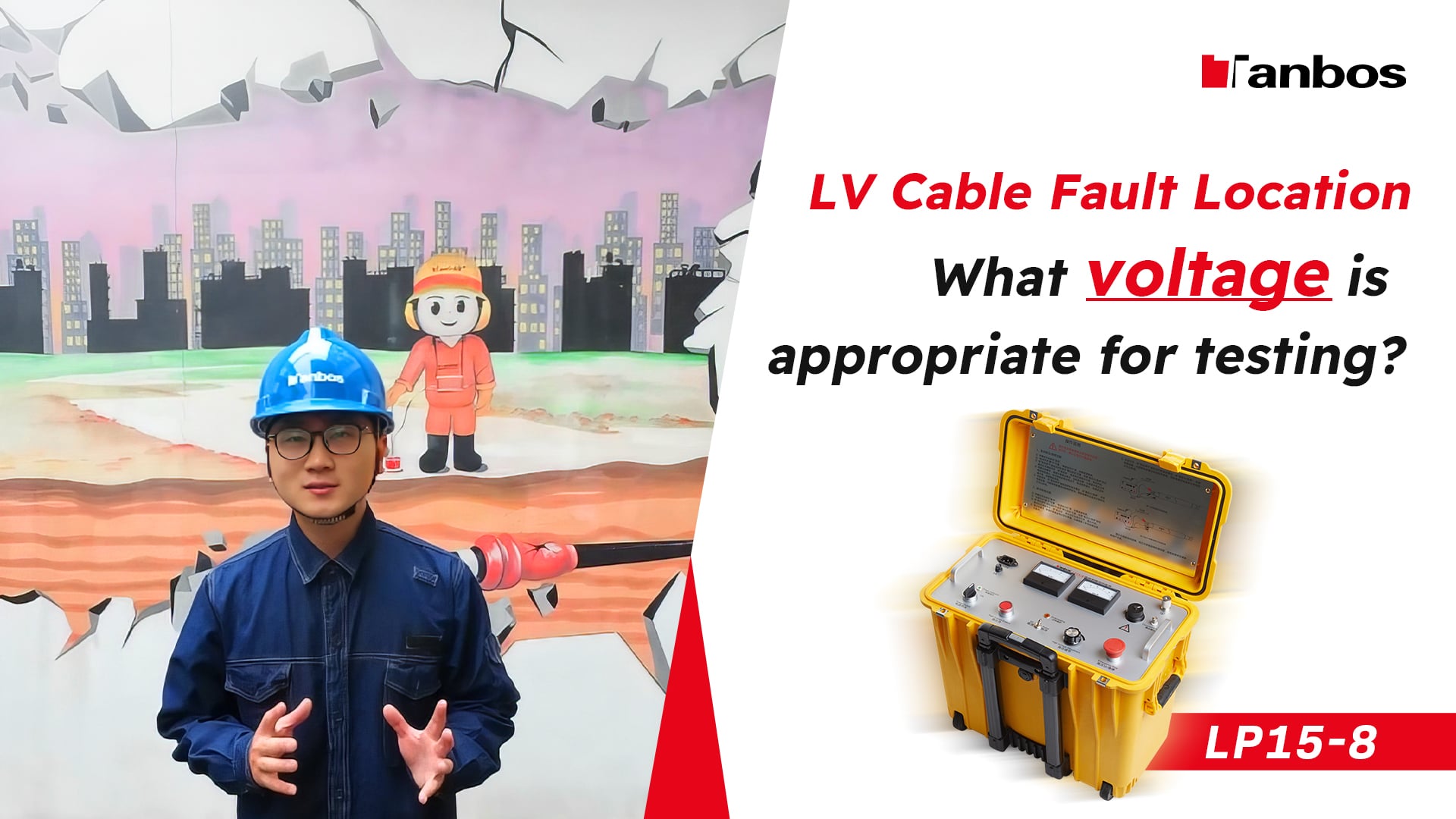 Xác định vị trí sự cố cáp LV: Điện áp nào phù hợp cho việc kiểm tra?