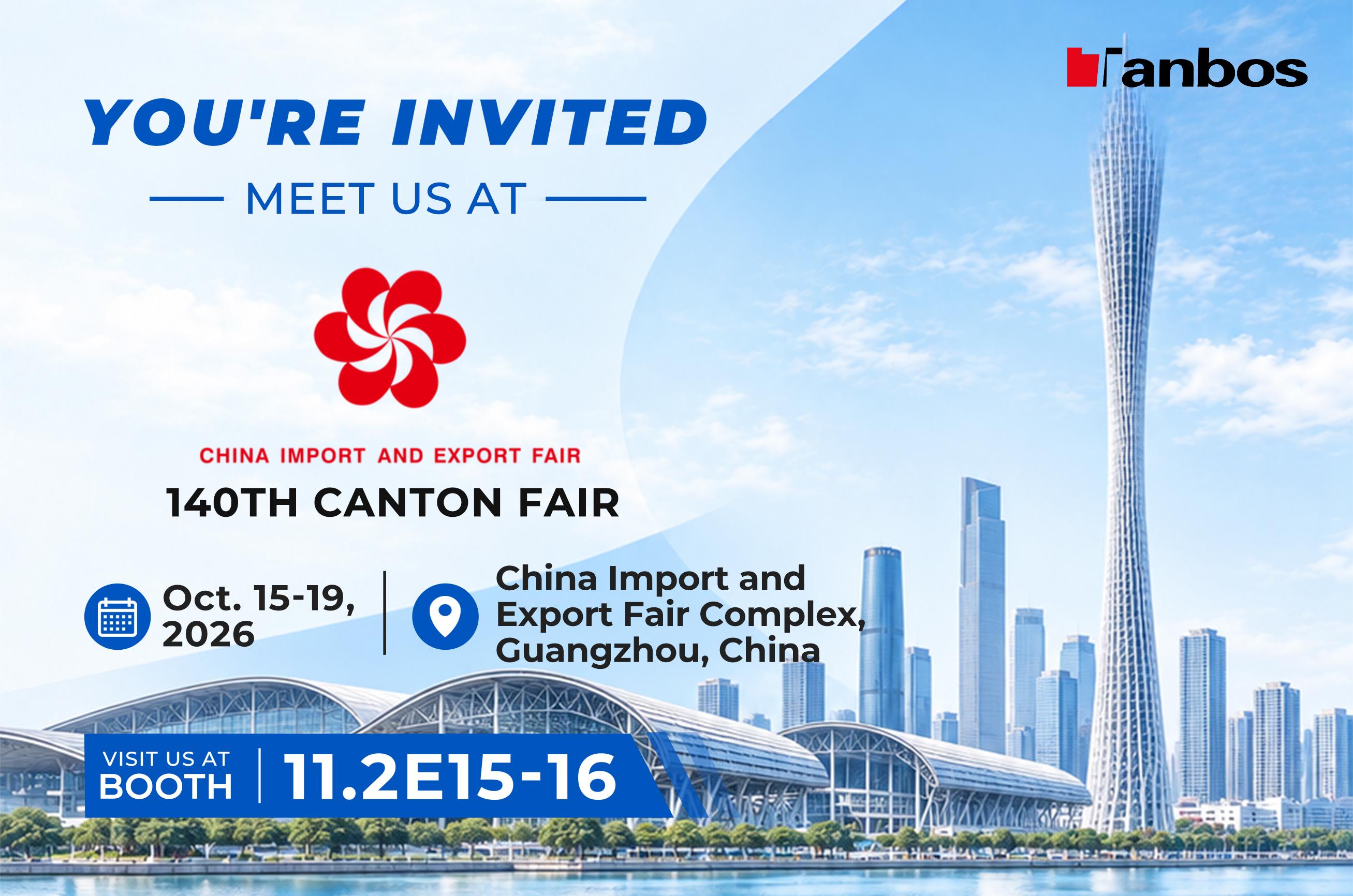 Tanbos Invites You to the 140th Canton Fair 2026: Cable Fault Locating Solutions