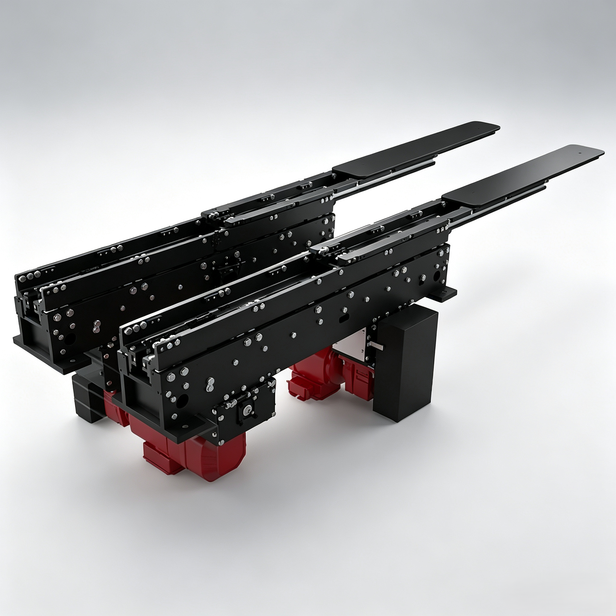 Long reach Double deep telescopic forks
