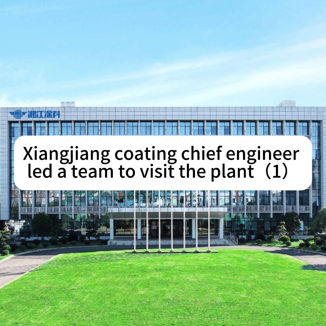 Xiangjiang coating chief engineer led a team to visit the plant.