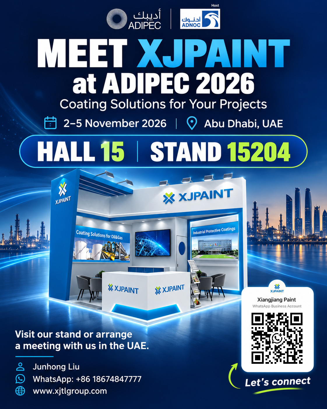 Xiangjiang Paint to Showcase High-Performance Protective Coatings for Oil & Gas at ADIPEC 2026.png