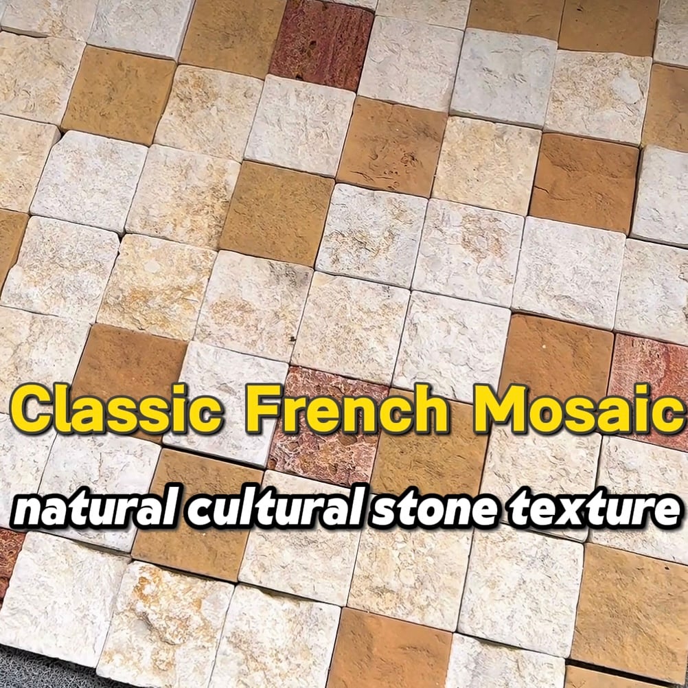 Who can resist French limestone inlay with natural texture? Factory direct, durable & slip-resistant, perfect for patios