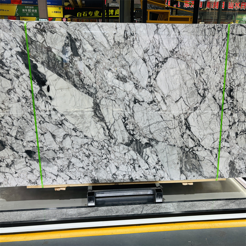 Calacatta Peony Marble: Luxury Natural Art Textures & High-End Interior Custom Solutions