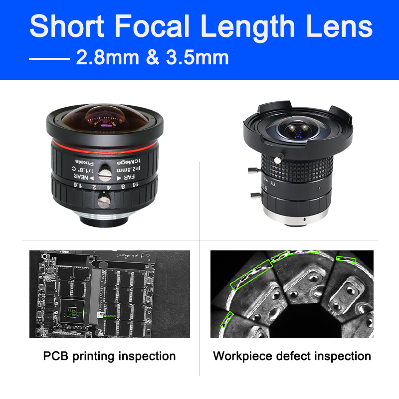 Ra Mắt Mới: Ống Kính Machine Vision FA với Tiêu Cự Rất Ngắn (2,8mm & 3,5mm)