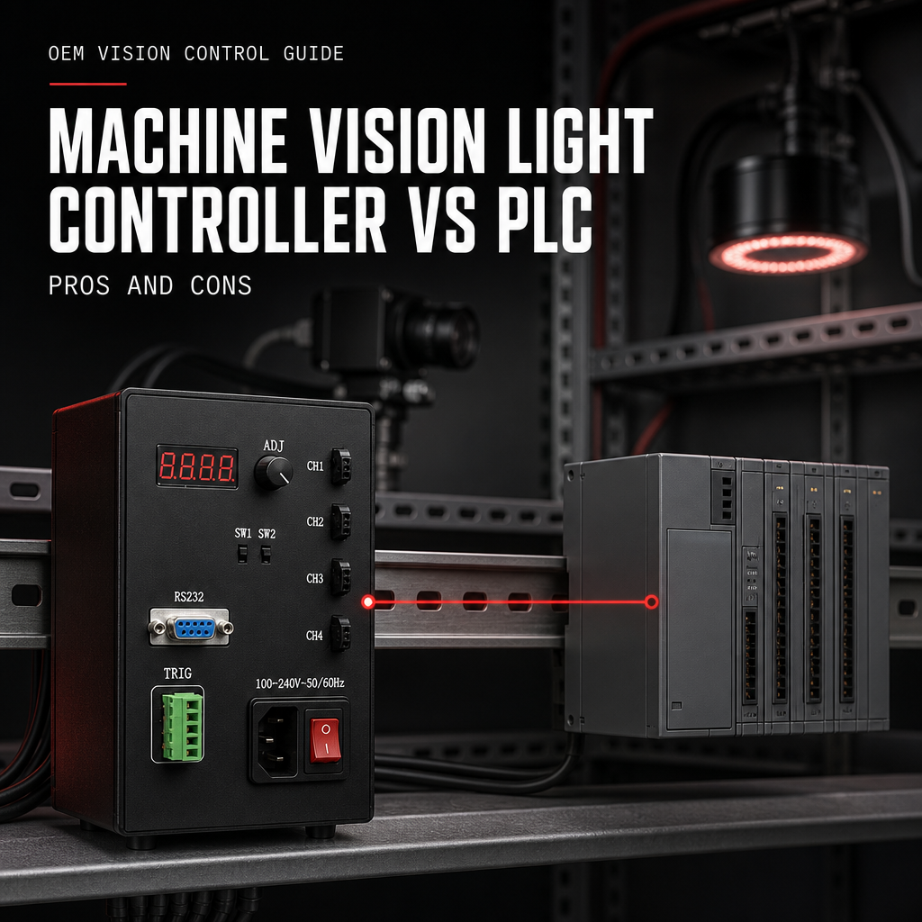 Machine Vision Light Controller vs PLC: Pros and Cons