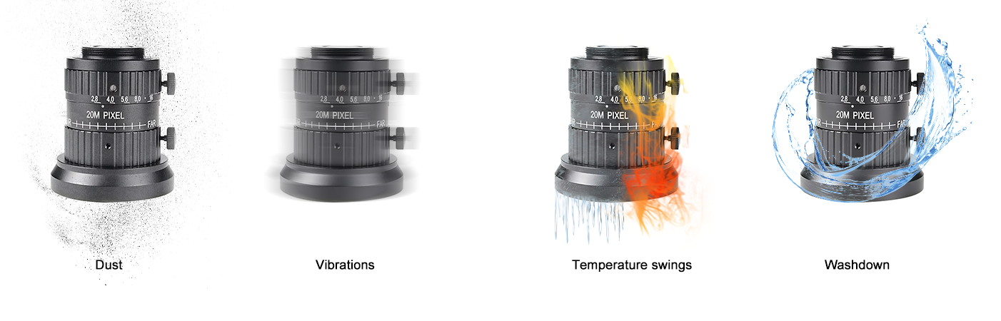 Ruggedized, Versatile Machine Vision Lenses