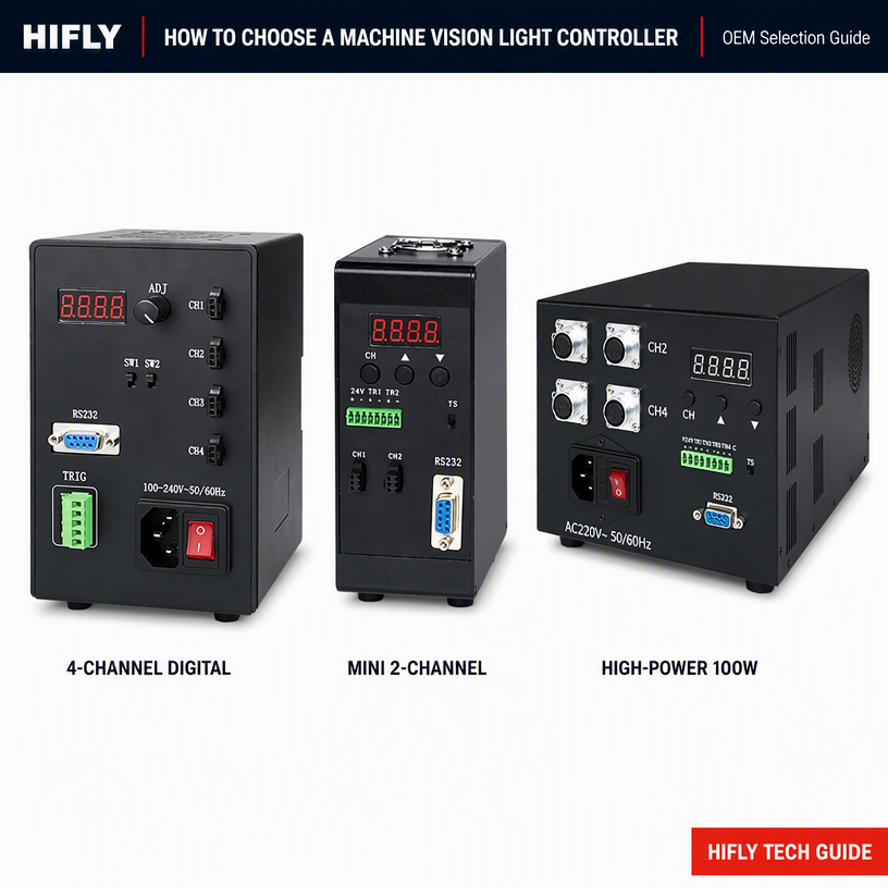 How to Choose a Machine Vision Light Controller for OEMs