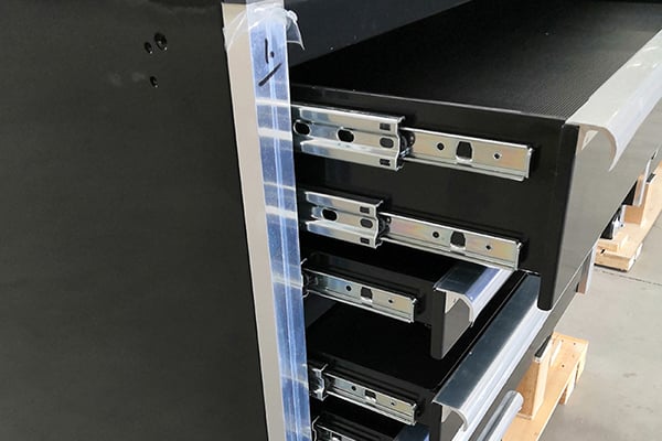 bayonet drawer slides for the toolbox
