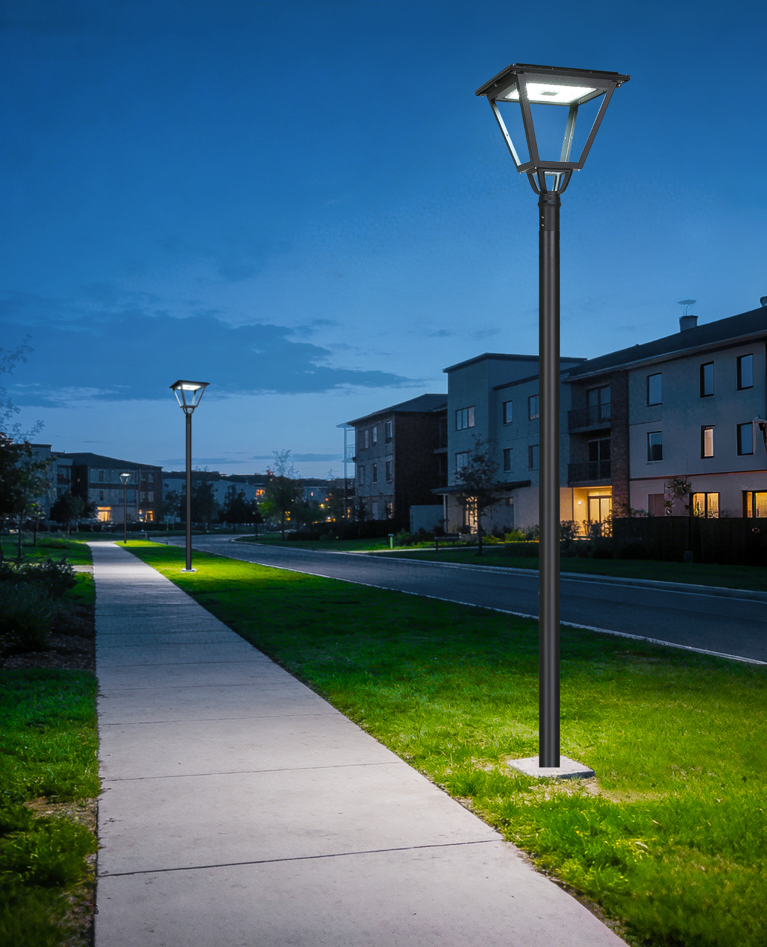 Elevating Outdoor Ambience: CXWON Unveils New High-Efficiency Solar Post Top Garden Light