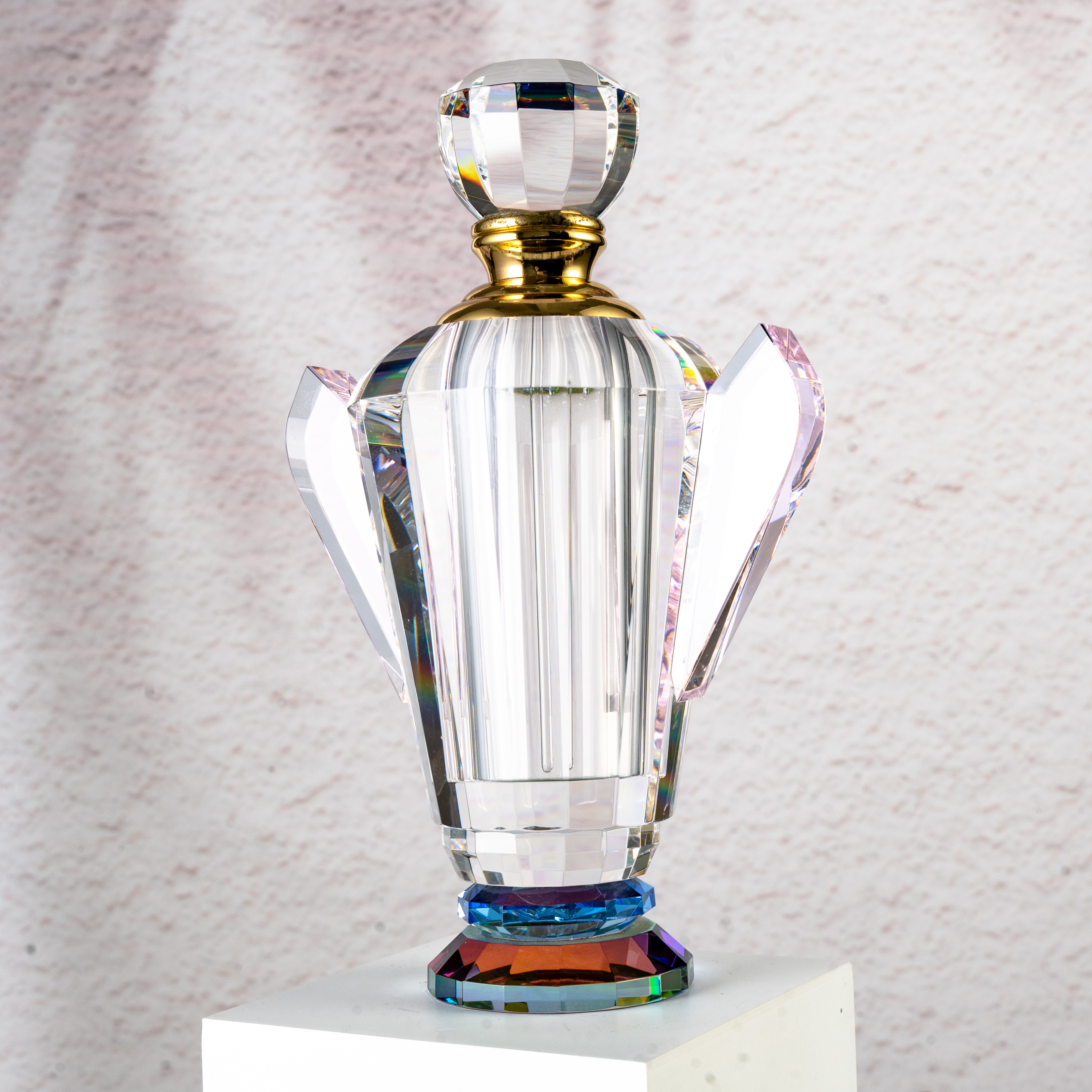 Smallbridge high-grade product wholesale perfume bottle color plating splicing design gift giving self use bottle weight 1127g