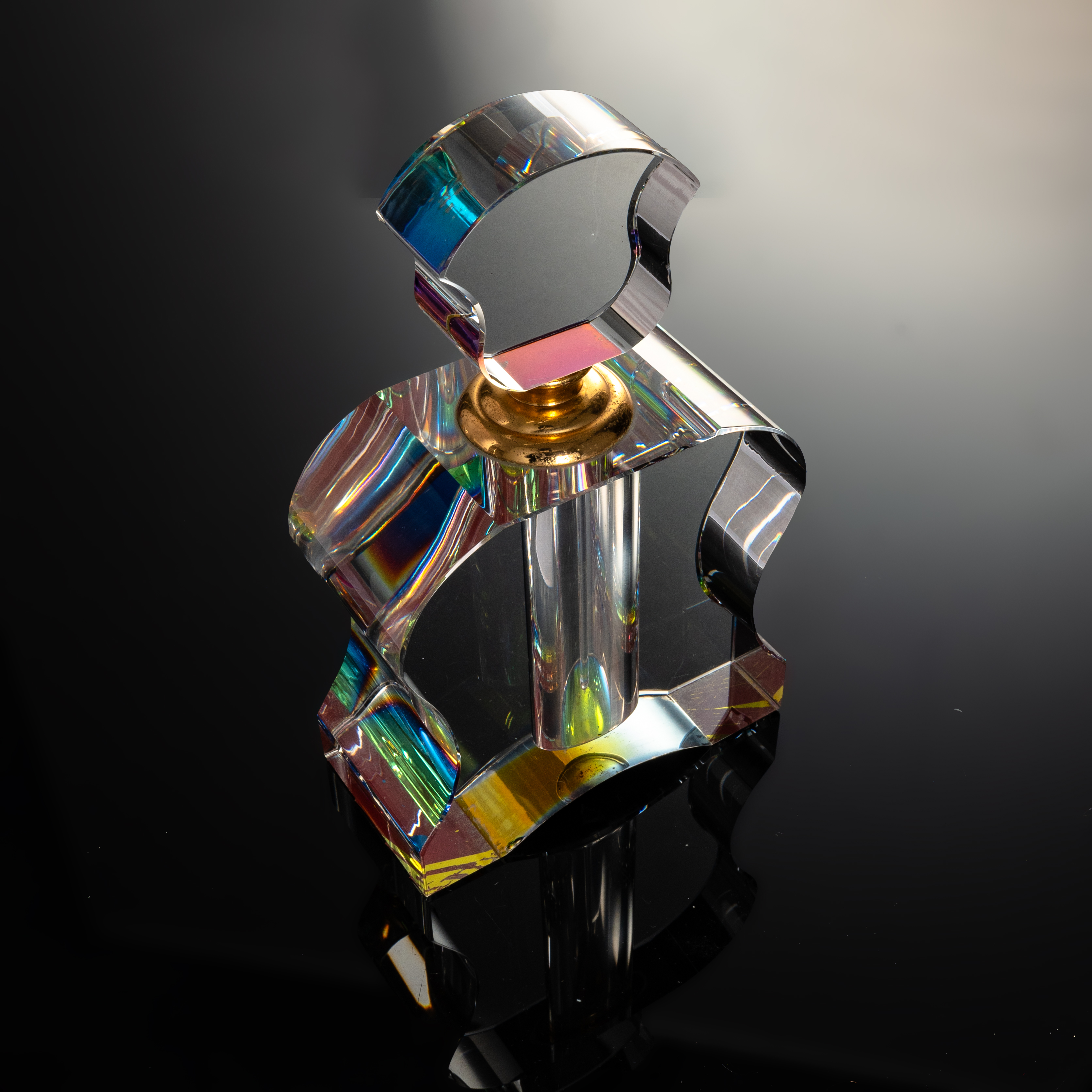 Smallbridge high-grade products wholesale perfume bottle color plated small waist design gift giving self use bottle weight 1546g