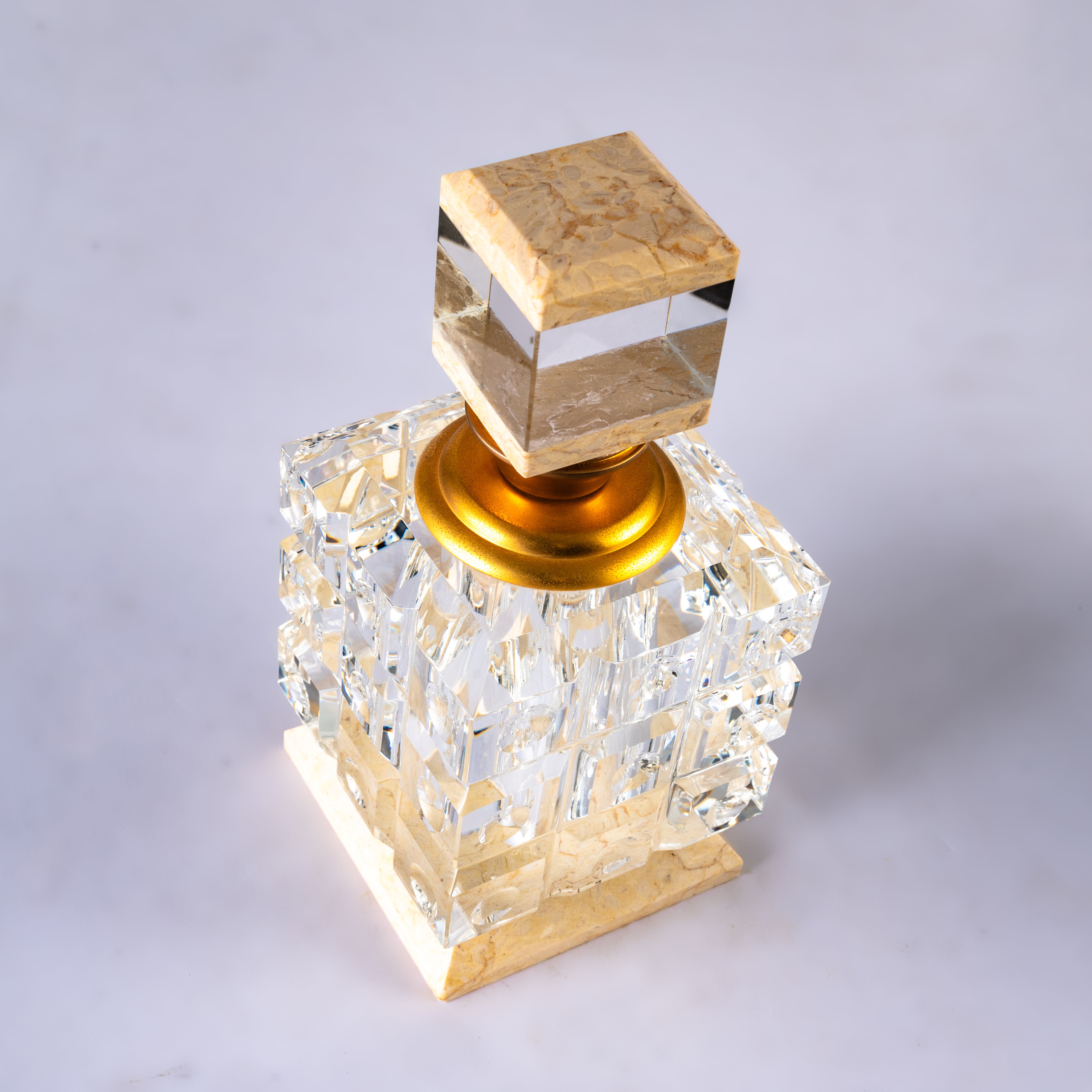 Smallbridge high-grade products wholesale perfume bottle marble base design gift giving self use bottle weight 1092g
