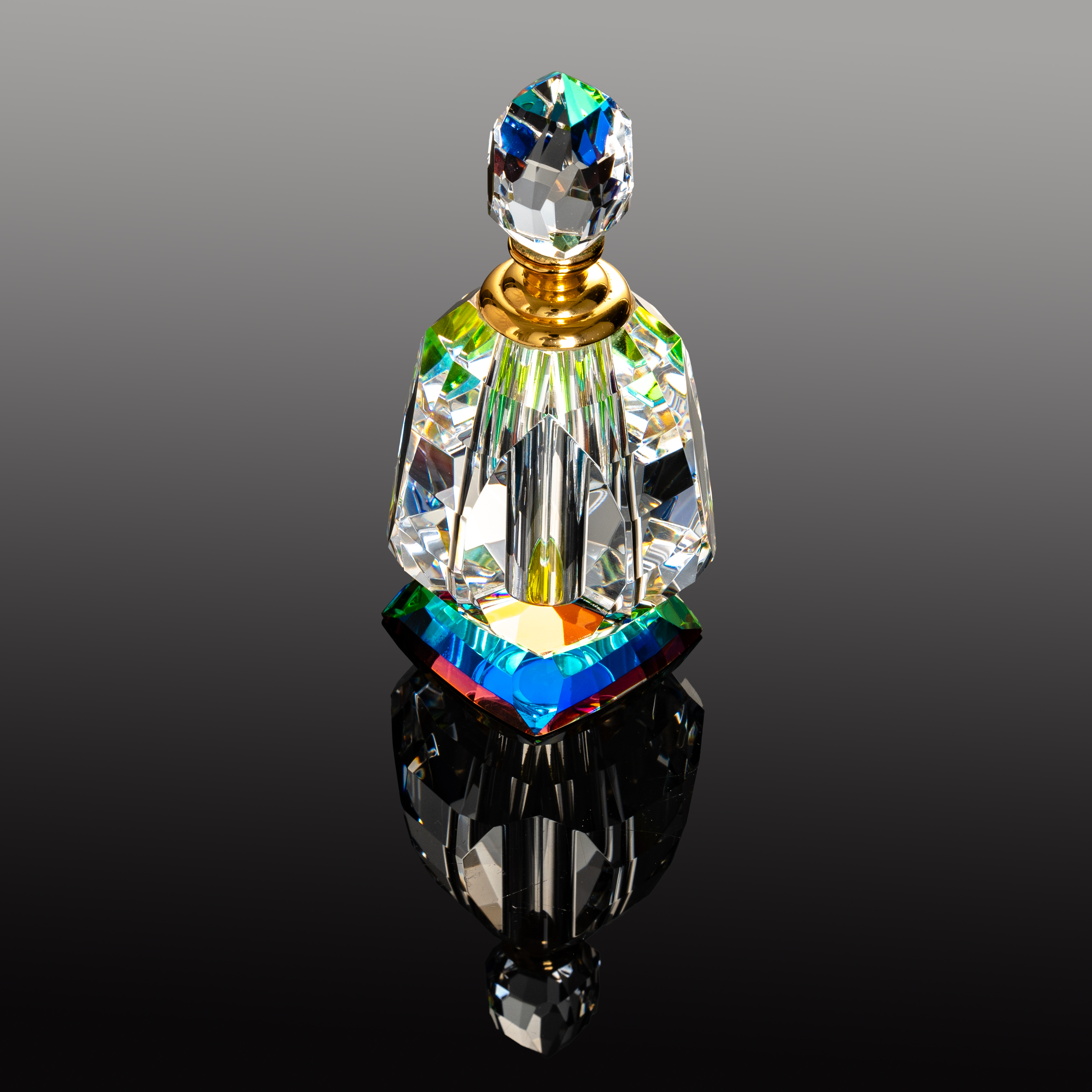 SmallBridge High quality Wholesale Transparent perfume Bottle Black Bottle Cap Bottle Body 533g Essential Oil Bottle Liquid Bottle as a gift for friends