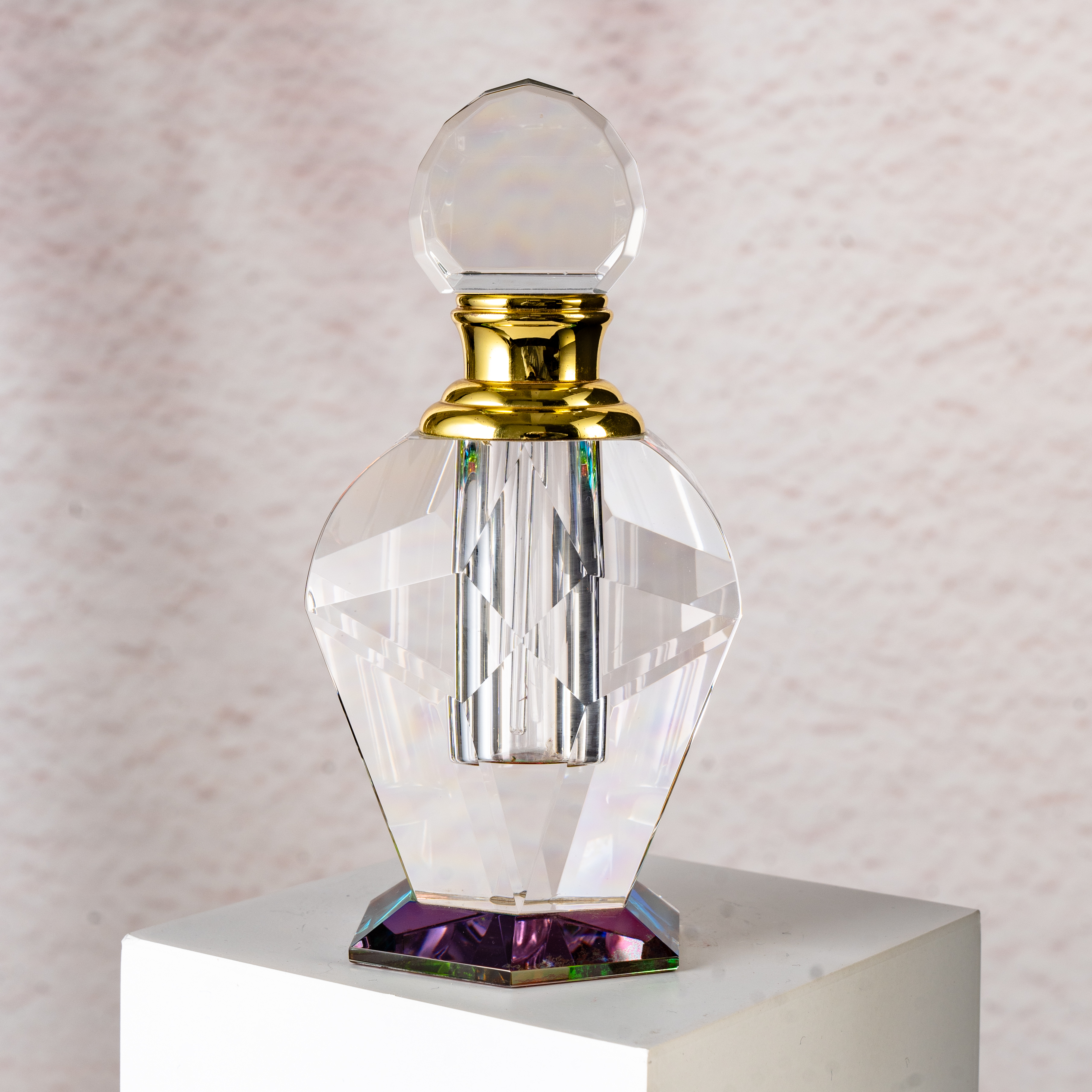 Smallbridge New Design Wholesale perfume Bottle Process Color plated Essential Oil Bottle Liquid Bottle Weight 409g