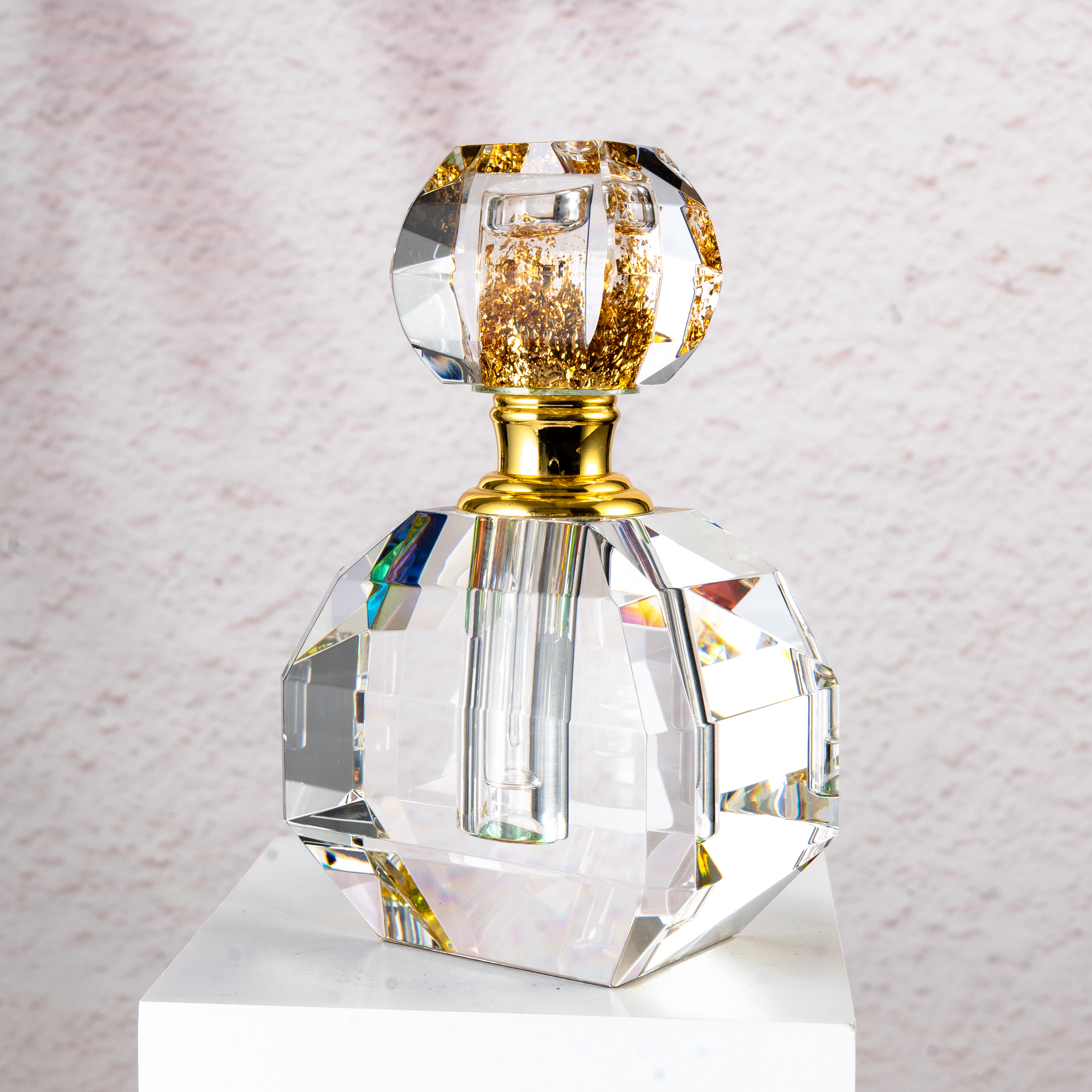 Smallbridge high-grade products wholesale perfume bottle with gold foil for gifts, bottle weight 542g