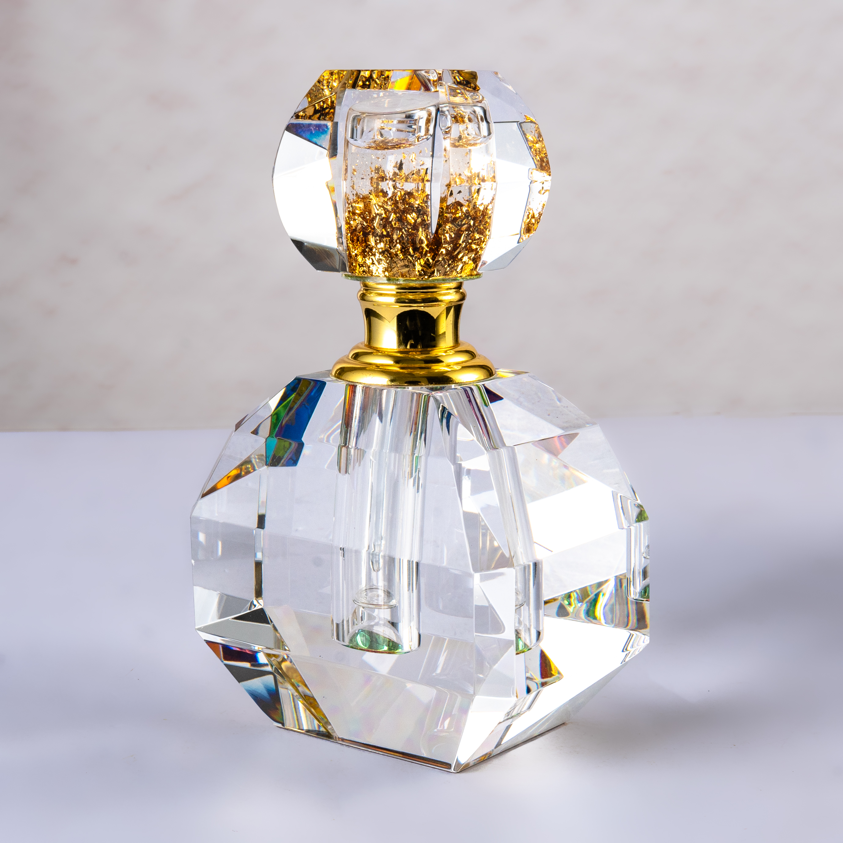 Smallbridge high-grade products wholesale perfume bottle with gold foil for gifts, bottle weight 542g