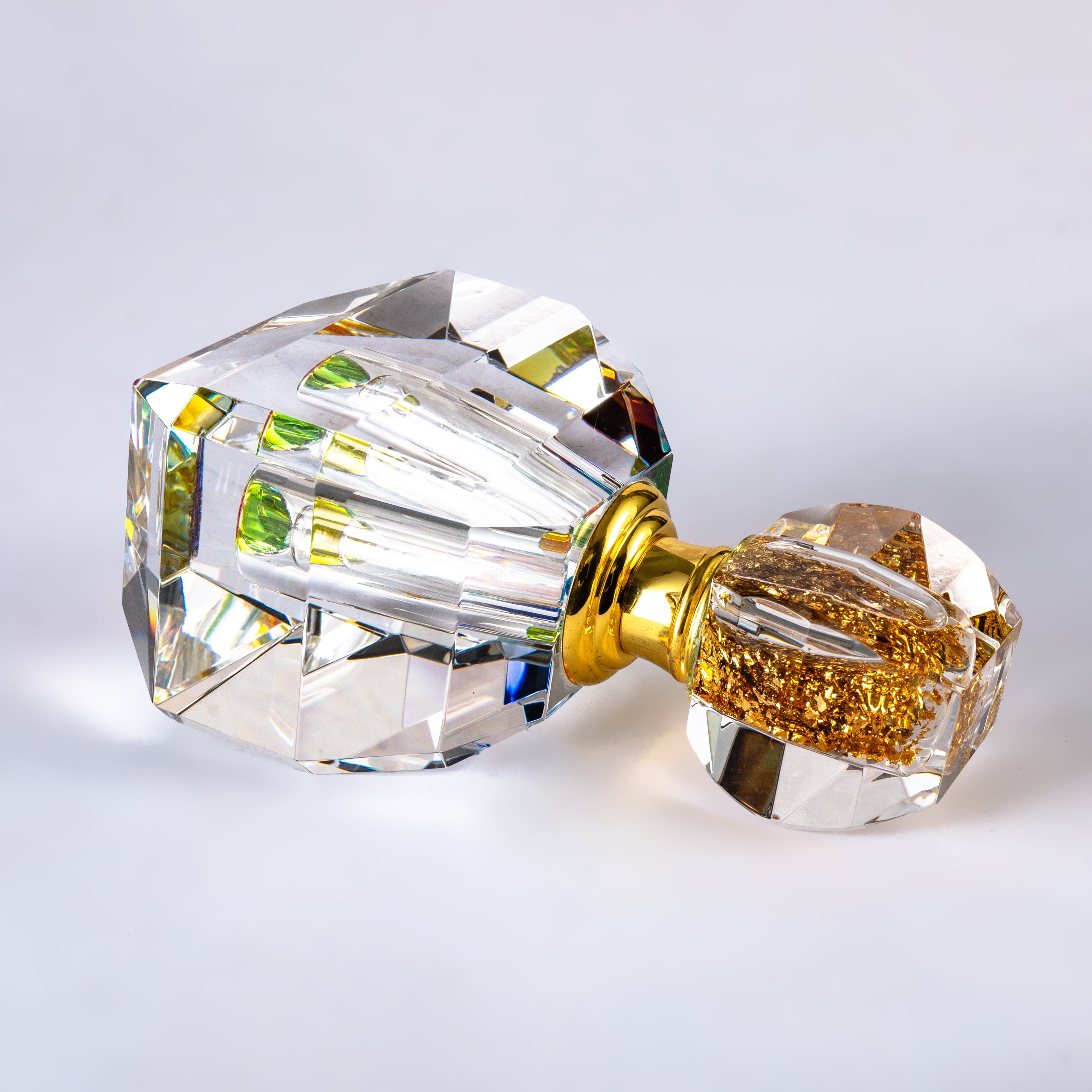 Smallbridge high-grade products wholesale perfume bottle with gold foil for gifts, bottle weight 542g