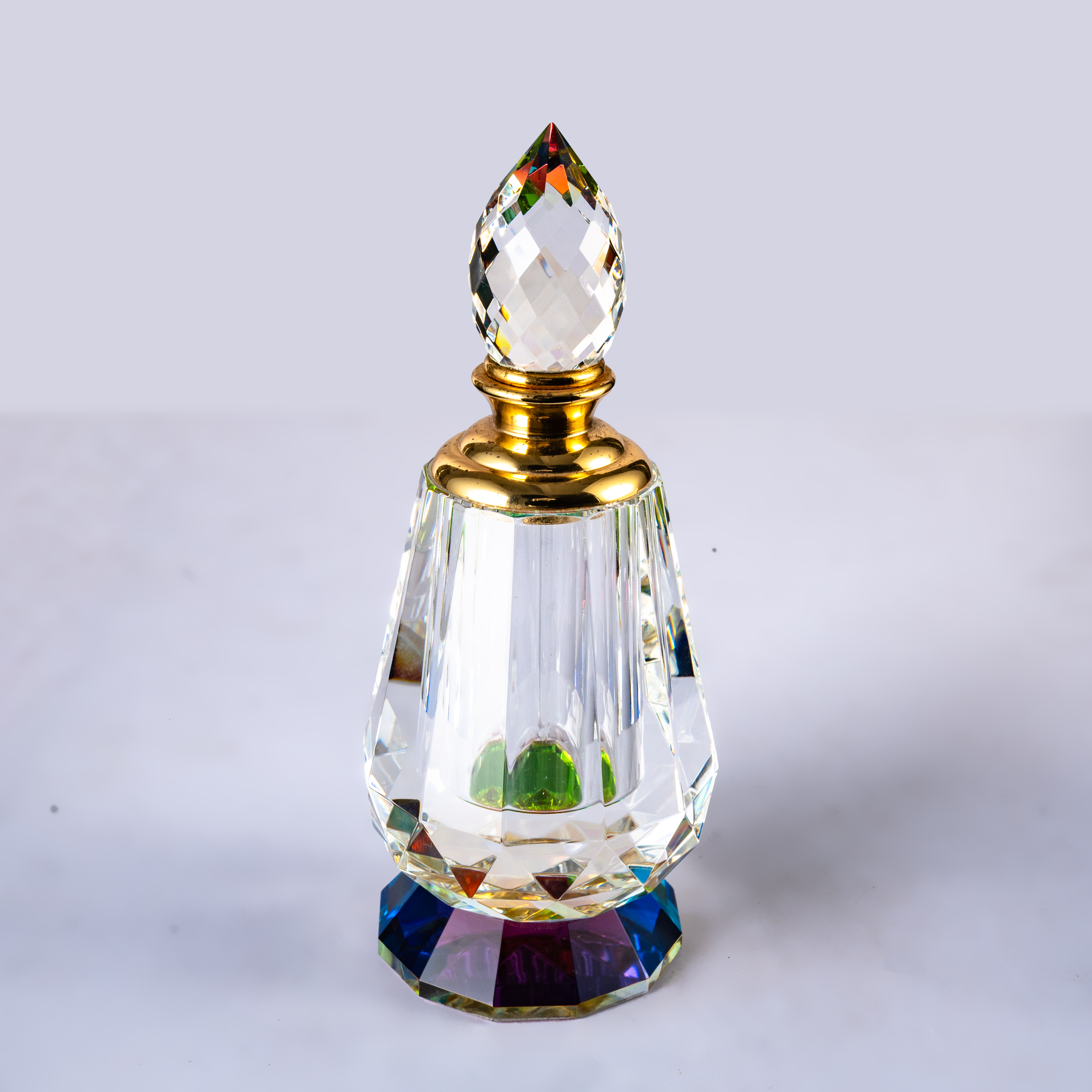 Smallbridge upscale products wholesale perfume bottle color plated pineapple head gift giving self use bottle weight 475g