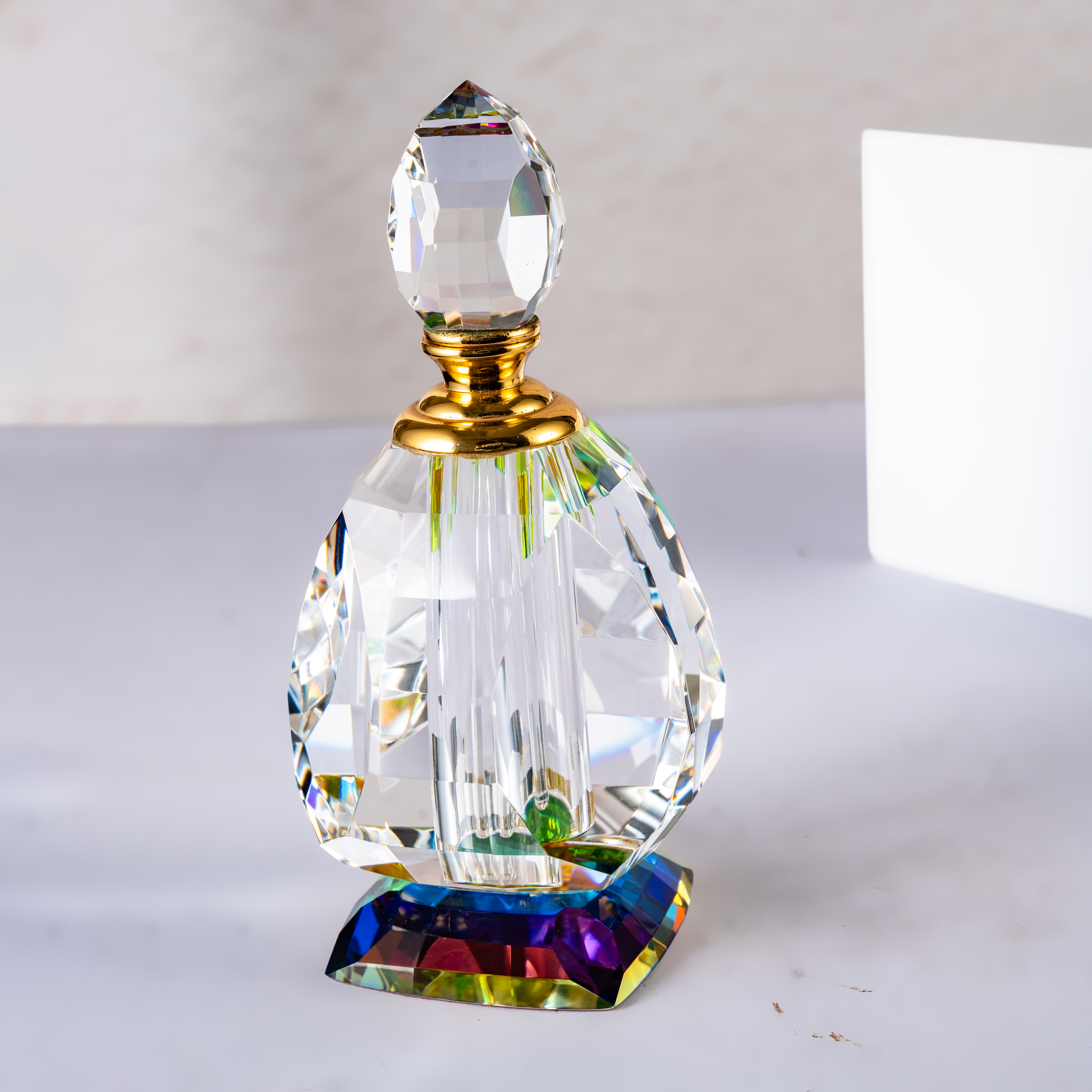 SmallBridge High quality Wholesale Transparent perfume Bottle Black Bottle Cap Bottle Body 533g Essential Oil Bottle Liquid Bottle as a gift for friends