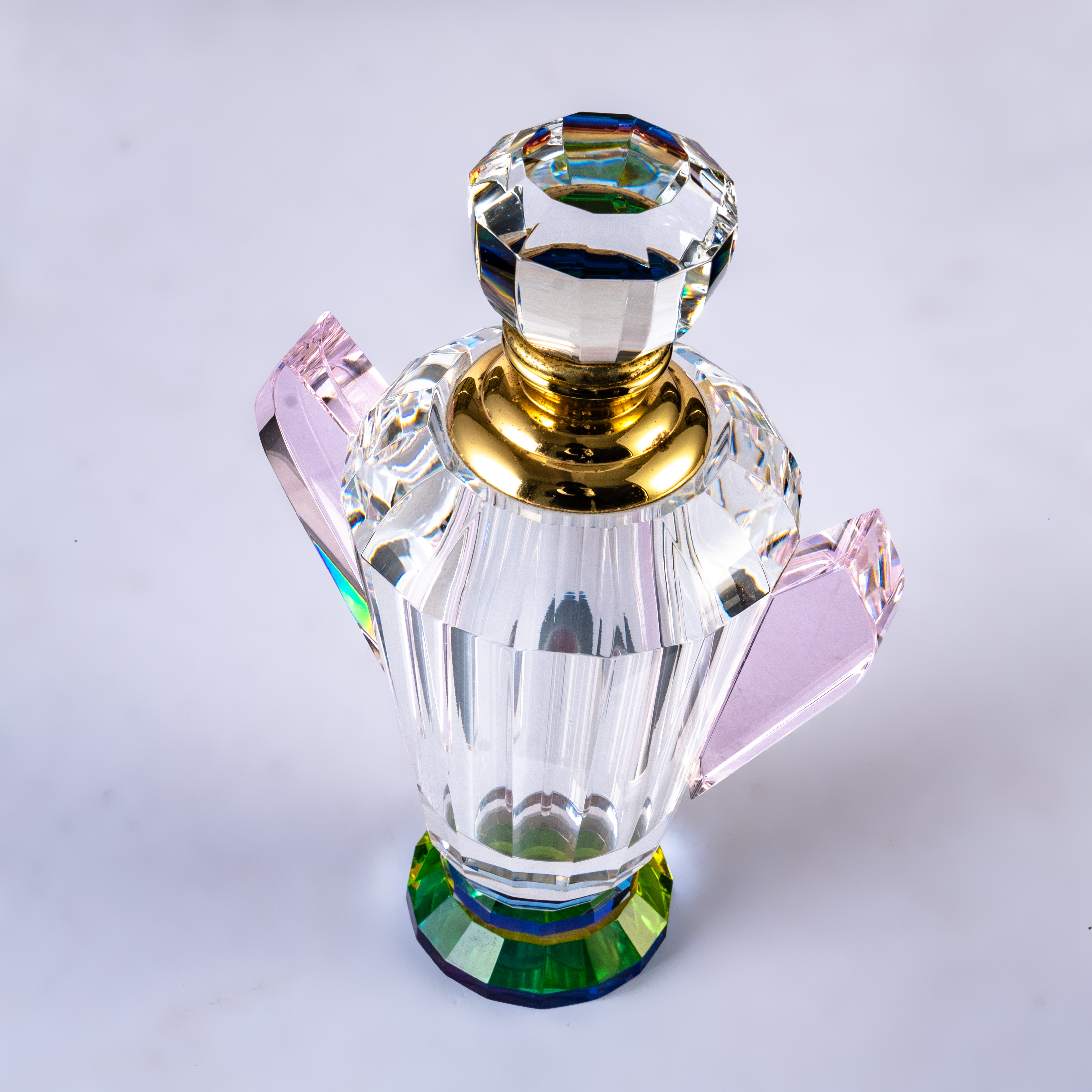 Smallbridge high-grade product wholesale perfume bottle color plating splicing design gift giving self use bottle weight 1127g
