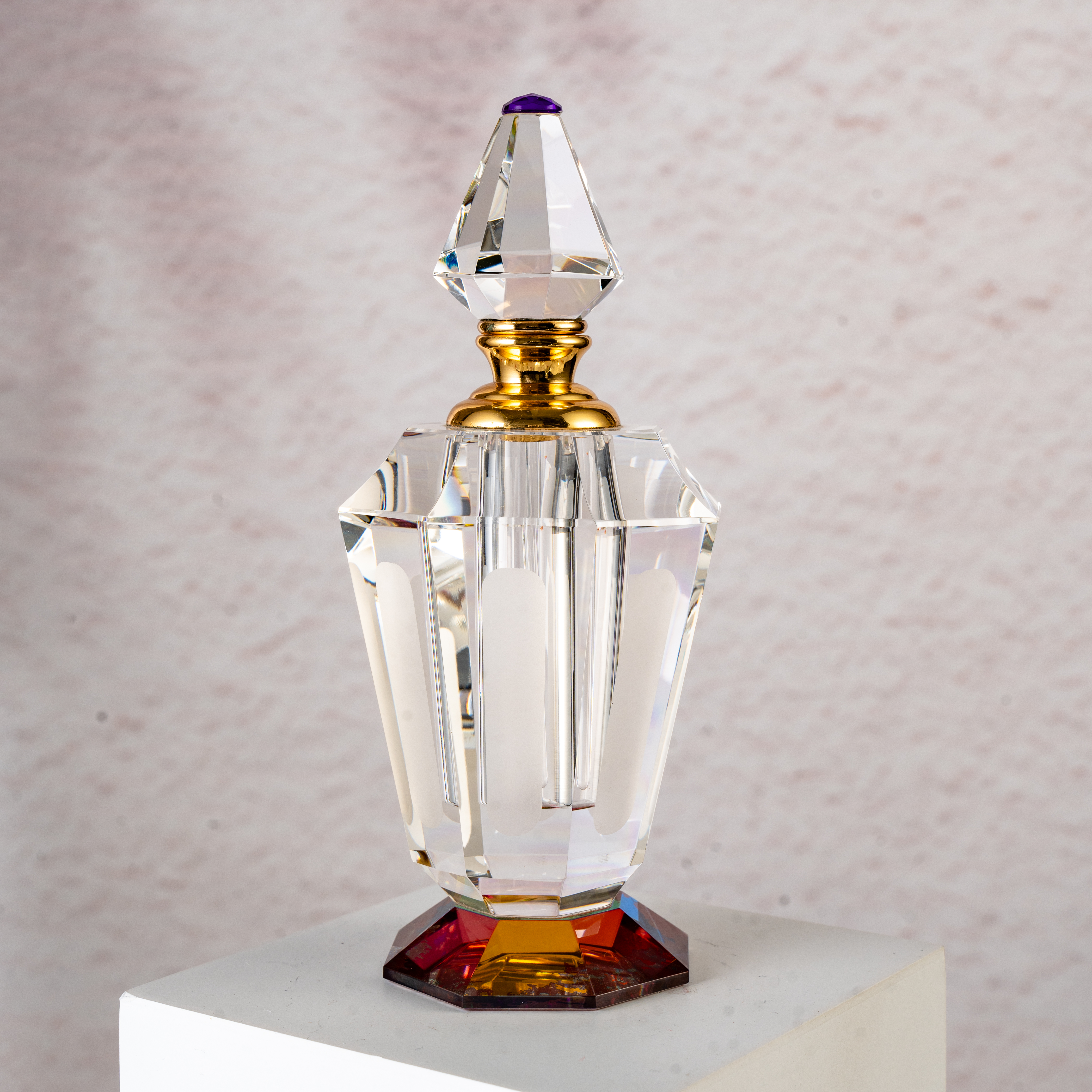 SmallBridge High Quality Wholesale perfume Bottle Color Plating Process Bottle Body 348g Essential Oil Bottle Capacity 12ml Liquid Bottle