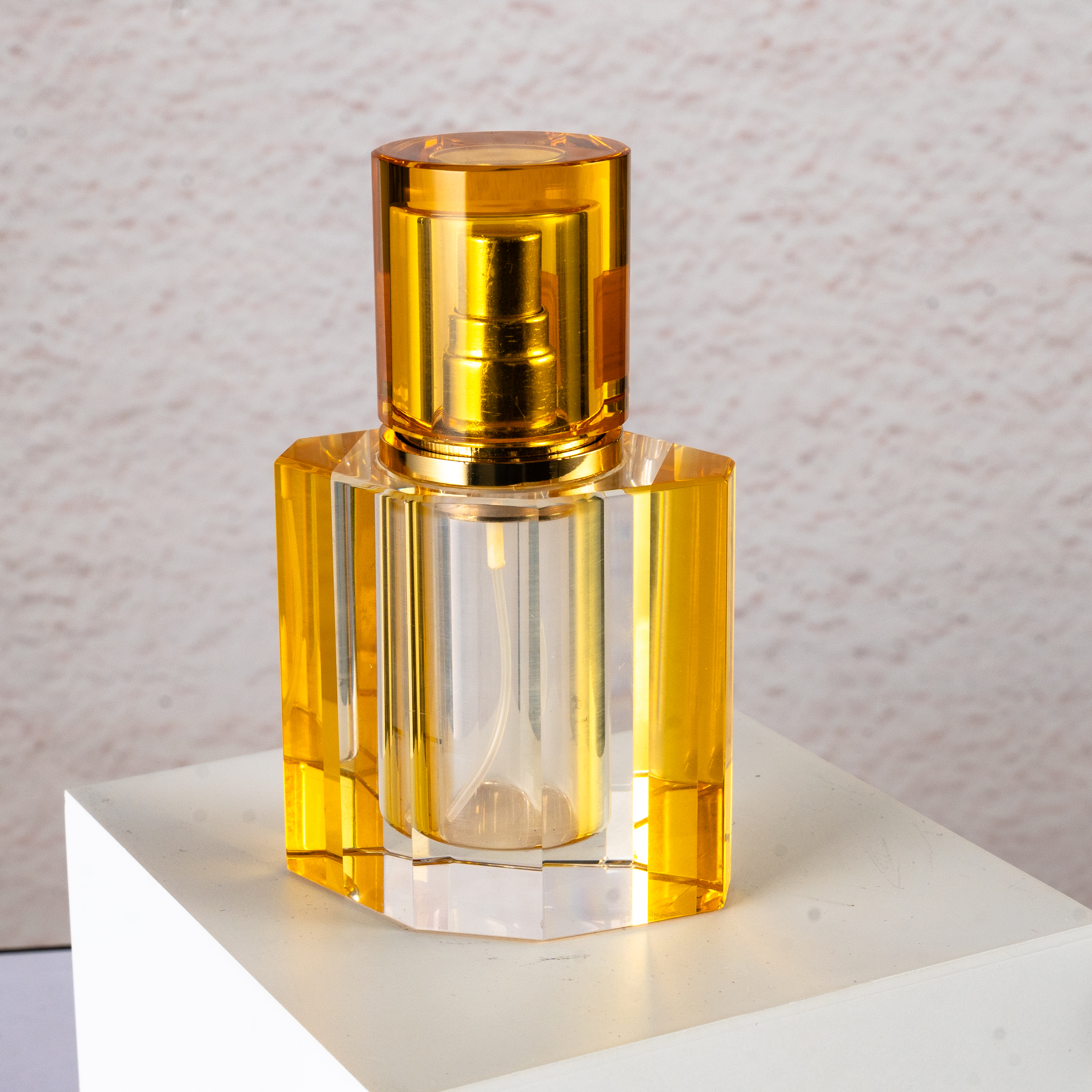 SmallBridge Luxury Crystal perfume Bottle Wholesale Gold Premium Essential Oil perfume Bottle with Drip Stick for Personal Use