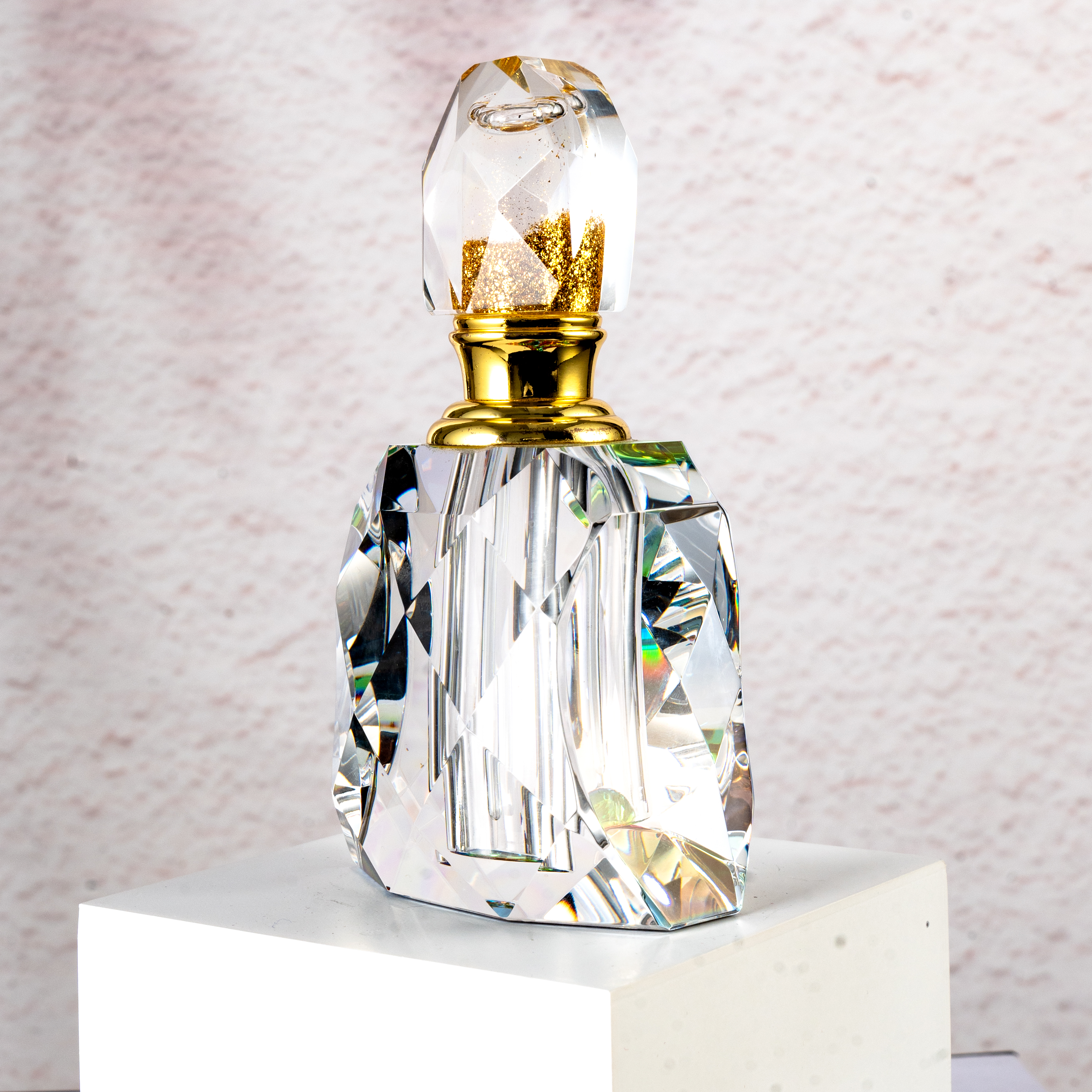 Smallbridge high-grade products wholesale perfume bottle color plating process bottle cap gold foil shape gifts for self use bottle weight 452g