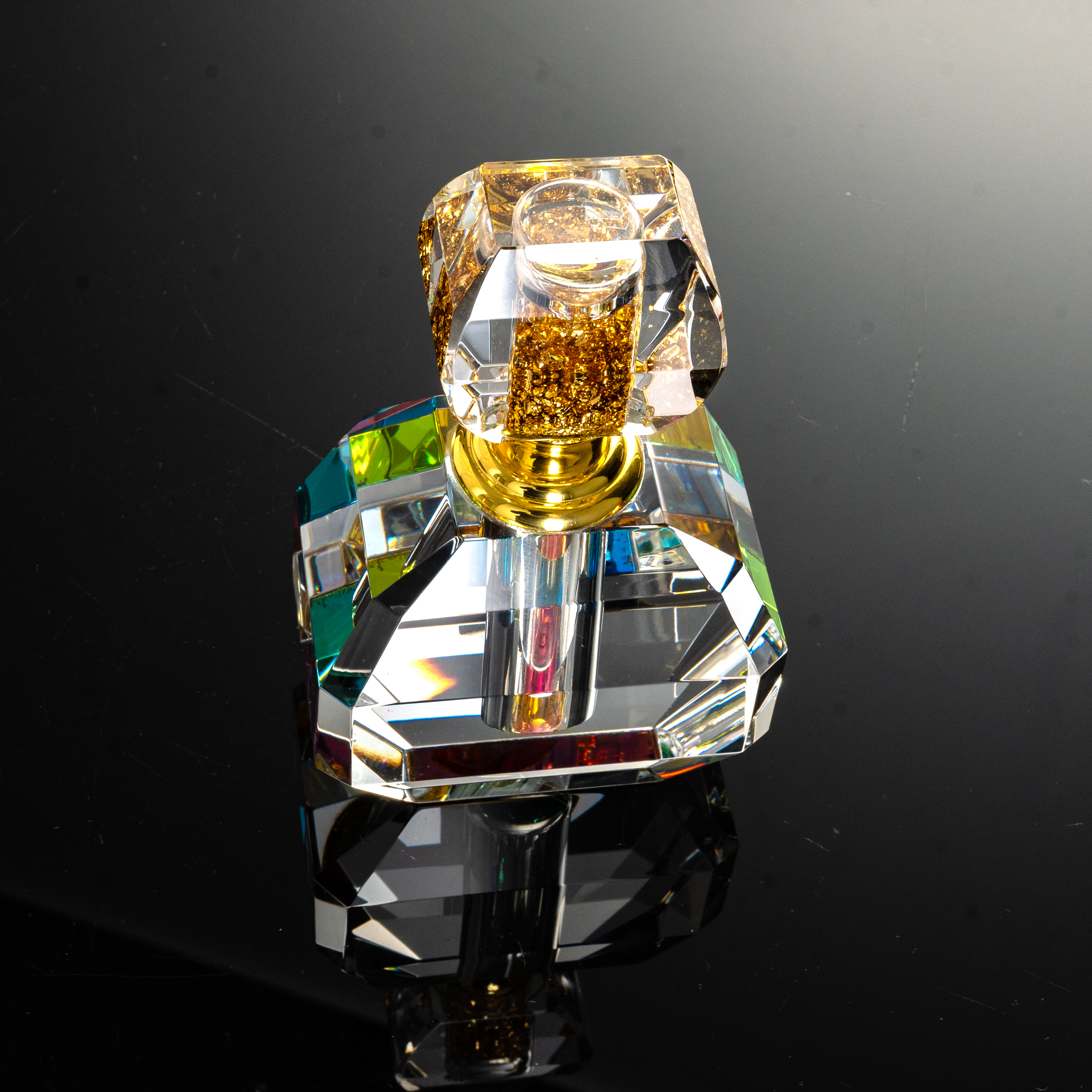 Smallbridge high-grade products wholesale perfume bottle with gold foil for gifts, bottle weight 542g