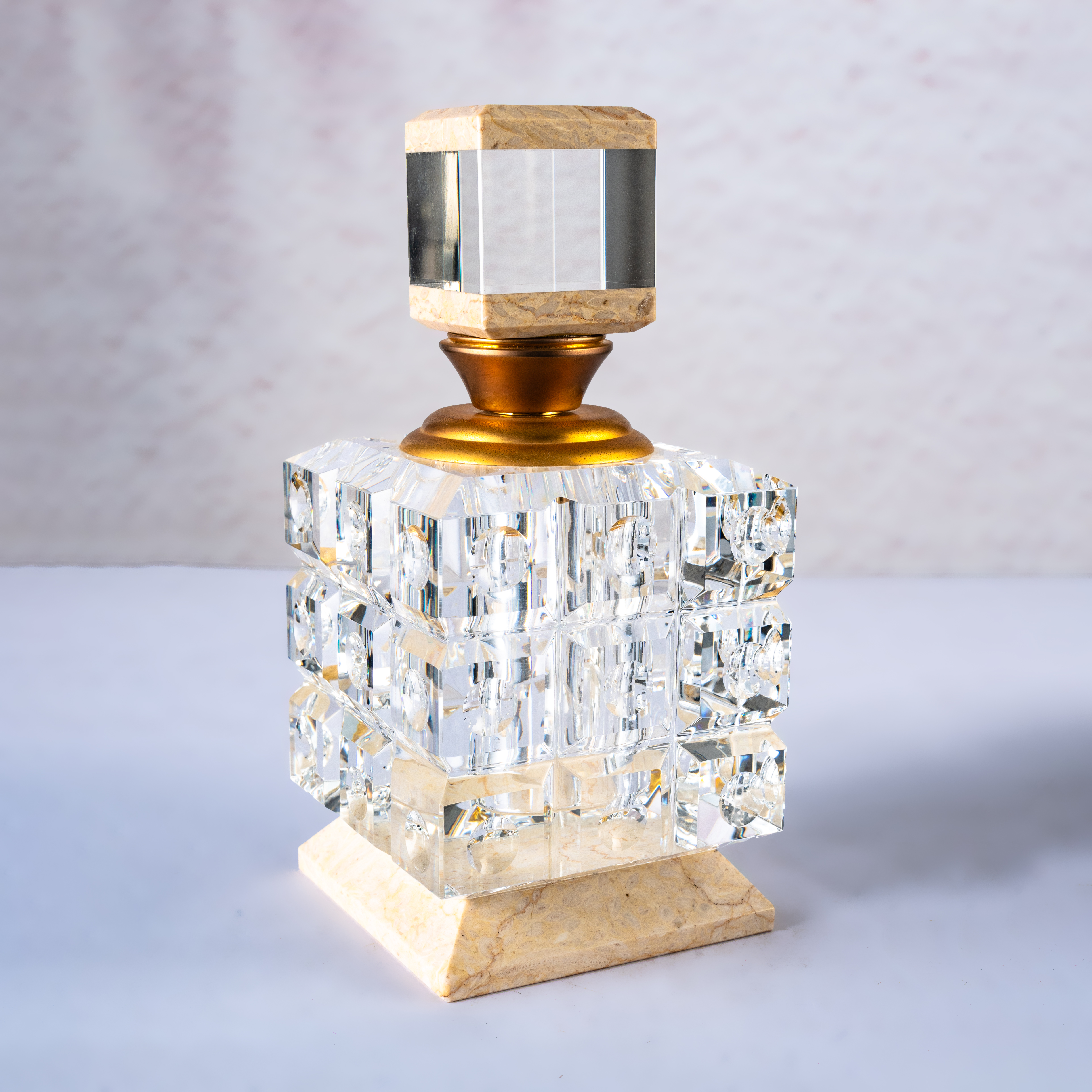 Smallbridge high-grade products wholesale perfume bottle marble base design gift giving self use bottle weight 1092g