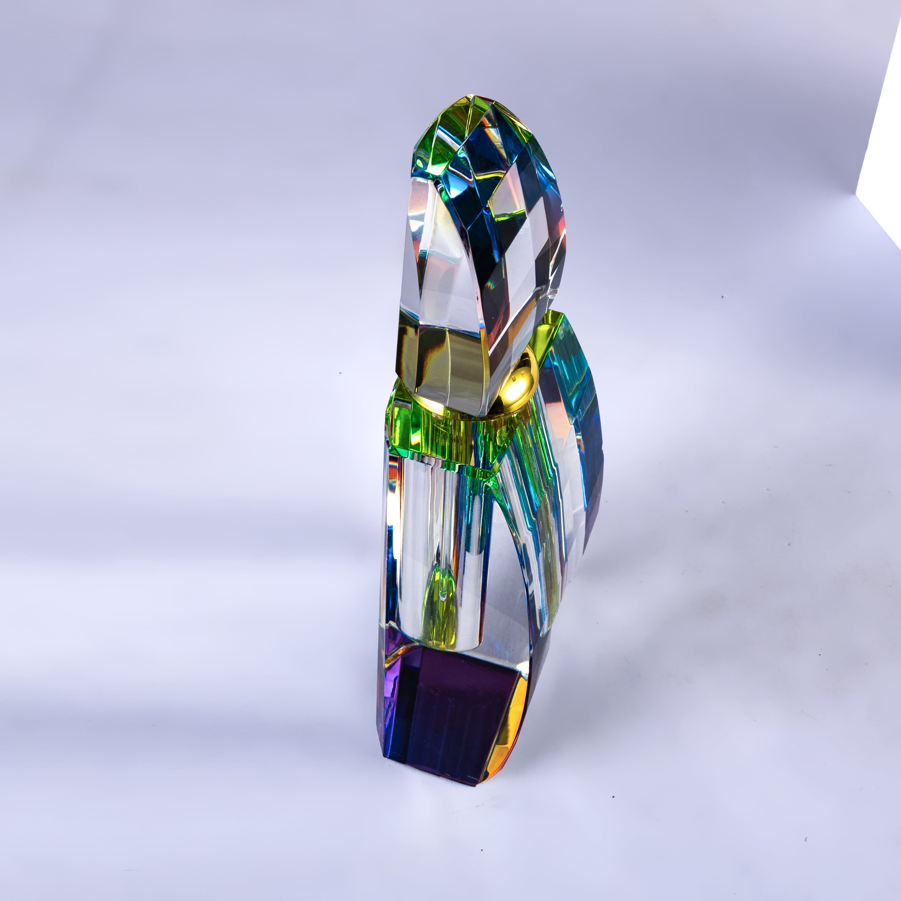 SmallBridge Luxury Crystal parfyymbotti maassa myyntiä läpinäkyvä väriplaatittu purjehdusvene tyyliin edistetty vetyöljy parfyymbotti putoamispalkki henkilökohtaista käyttöä varten