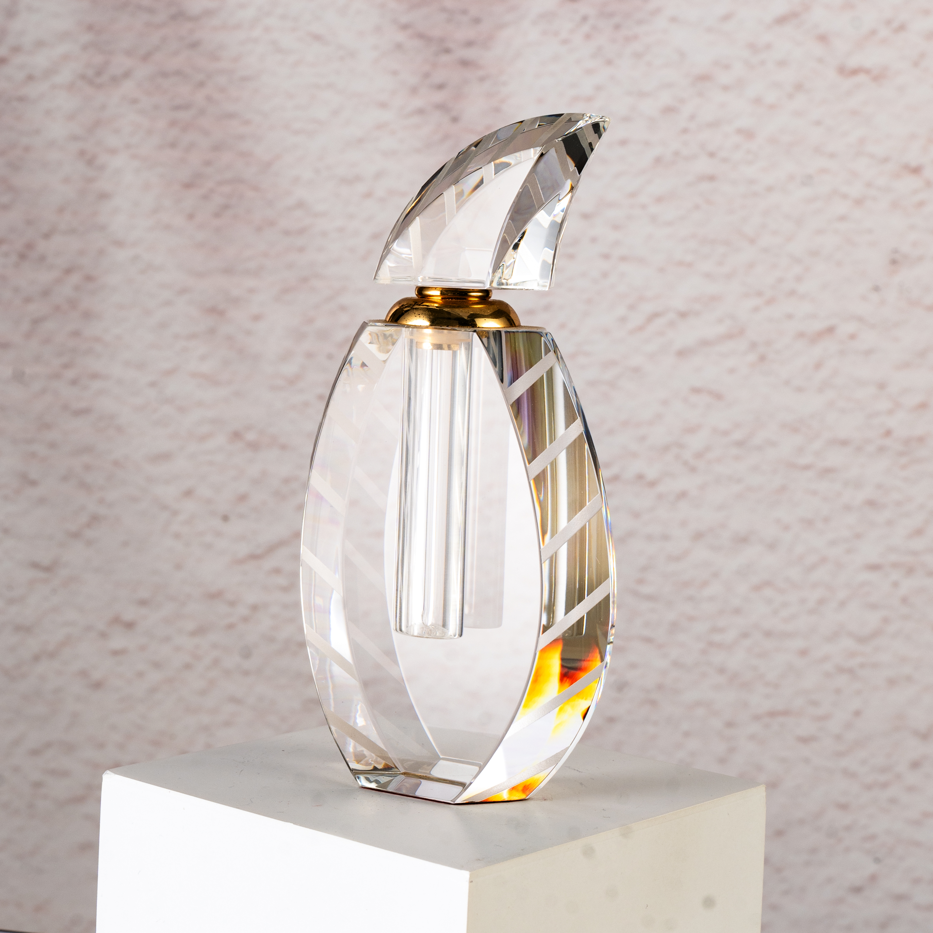 Smallbridge New Design Wholesale Transparent perfume Bottle Sailboat shaped Essential Oil Bottle Liquid Bottle 411g Capacity 12ml