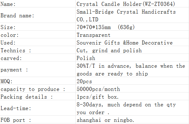 SmallBridge Crystal specializes in wholesale luxury splicing shapes, crystal candle holders, furniture ornaments, creative gifts, high-end customization supplier