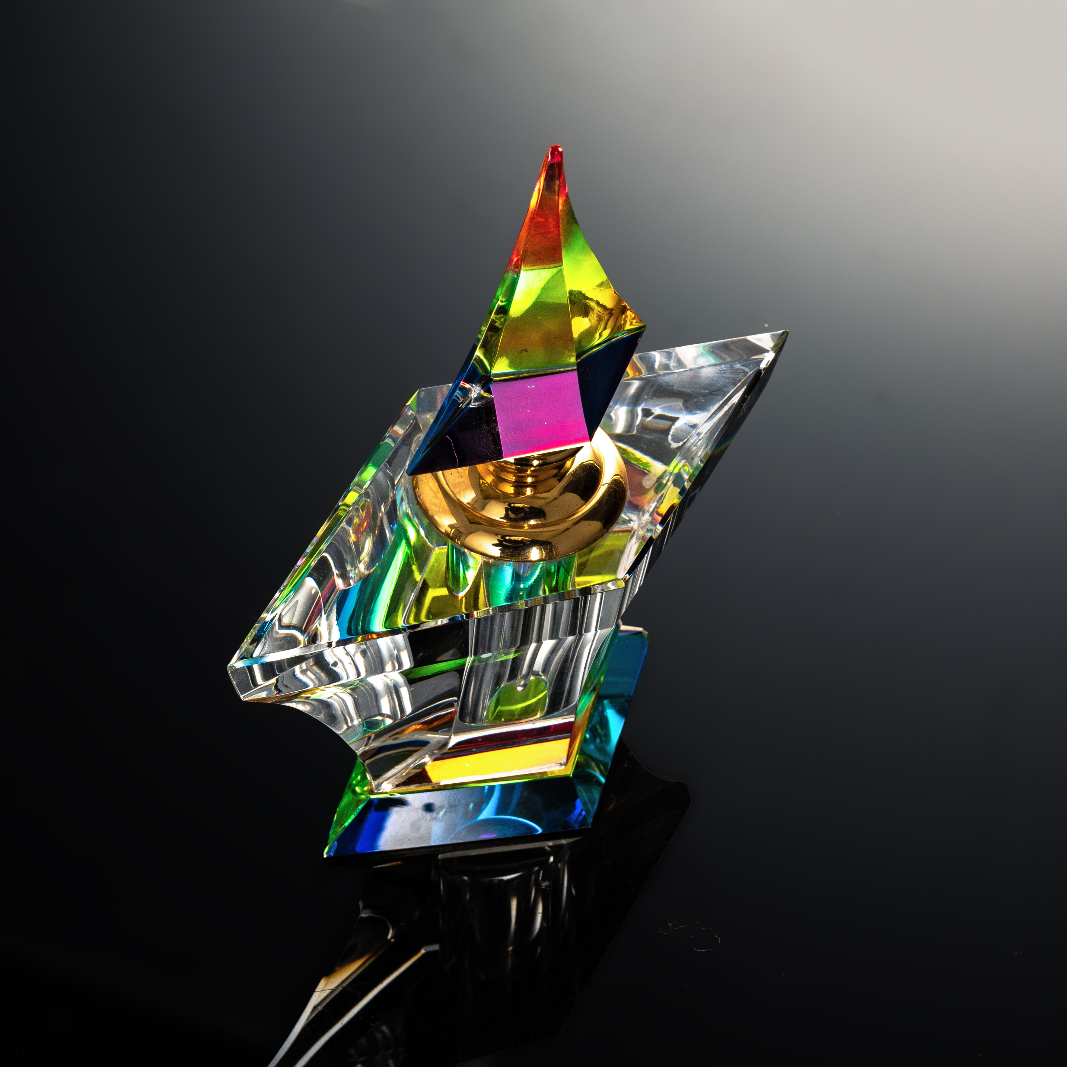 Petits flacons de parfum en cristal de luxe SmallBridge, vente en gros, couleur transparente plaquée, forme de pointeur premium, flacons d'huile essentielle et de parfum avec bâtonnet goutte à goutte, idéaux pour un usage personnel.