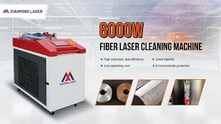 6000W High Power Fiber Laser Cleaning Machine