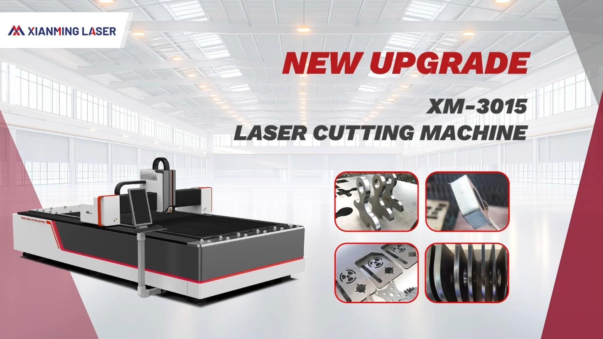 XM 3015 Nowa wersja niskonogowego Lasernego Urządzenia Cięcia do Stali Węglowej