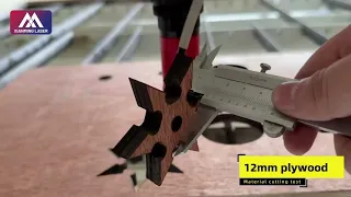 High Quality and Precision 12mm plywood laser engraving machine display
