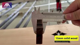 High Speed and Precision 15mm wood laser engraving machine display