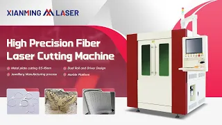Marmur platforma ilə yüksək səslilikdə lazer kəsici maşın