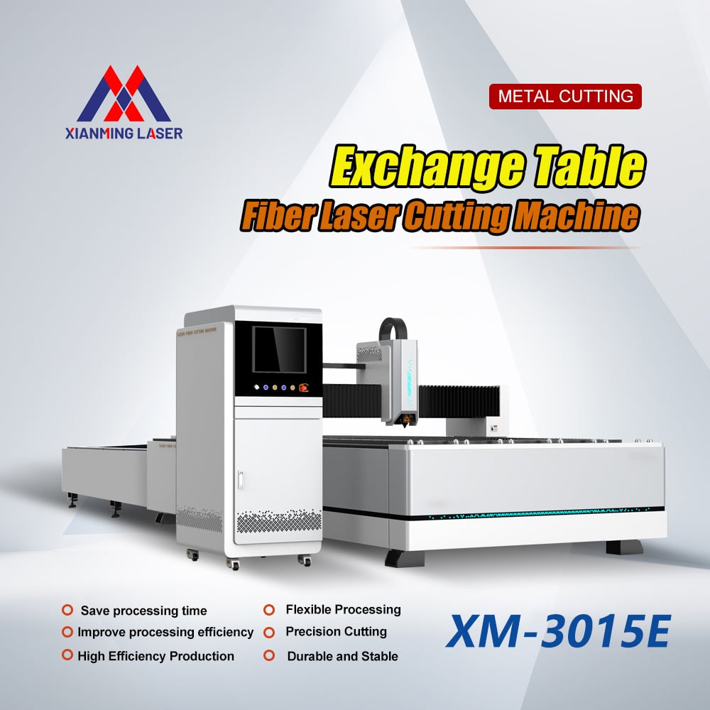 3015 Fiber Laser Cutting Machine with Intelligent Automatic Exchange Platforms