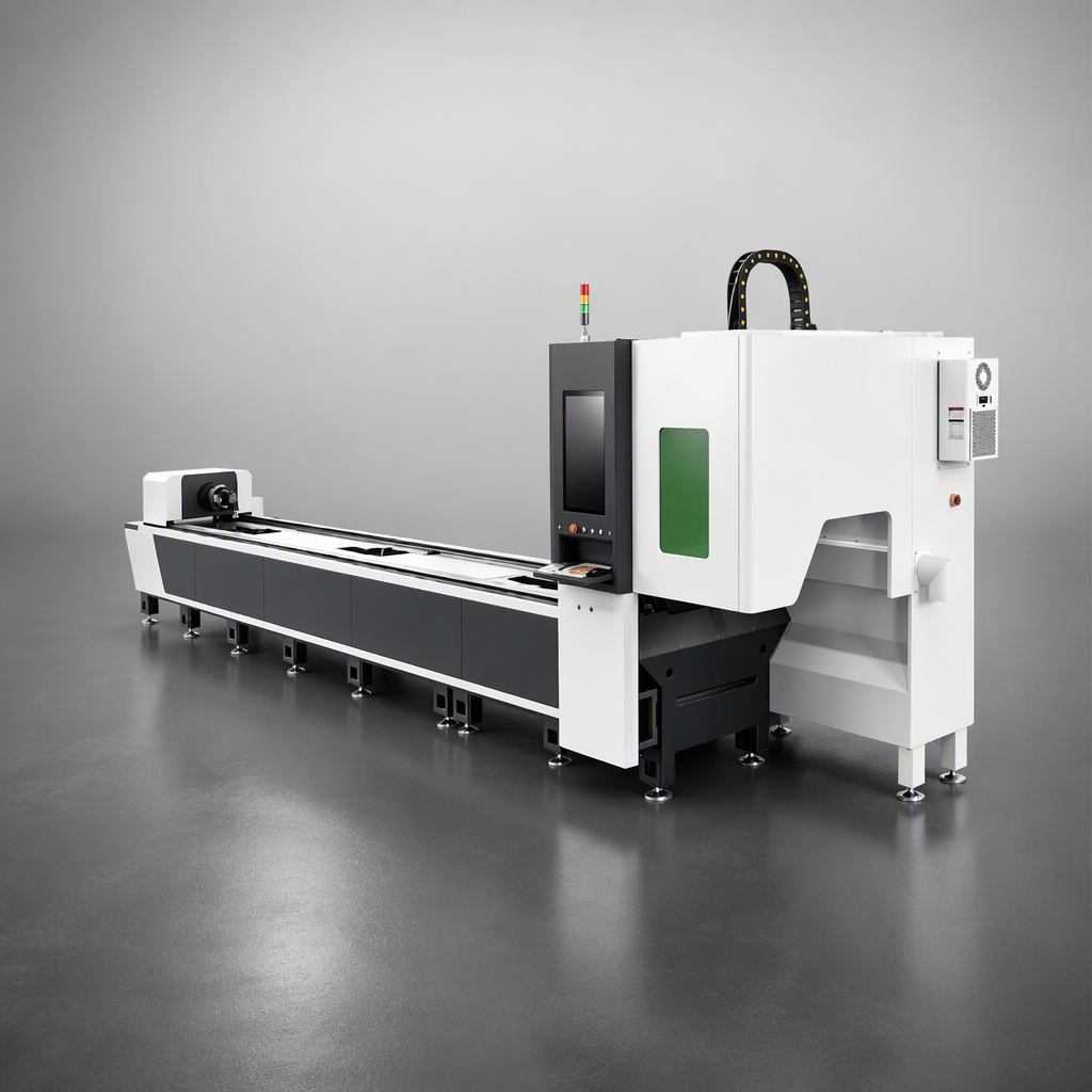 6024-High platform 1500W/2000W/3000W/6000W/12000W Fiber Laser Tube Cutting Machine Integrated Design Laser Cutter Fully Enclosed Metal Laser Cutting Machine