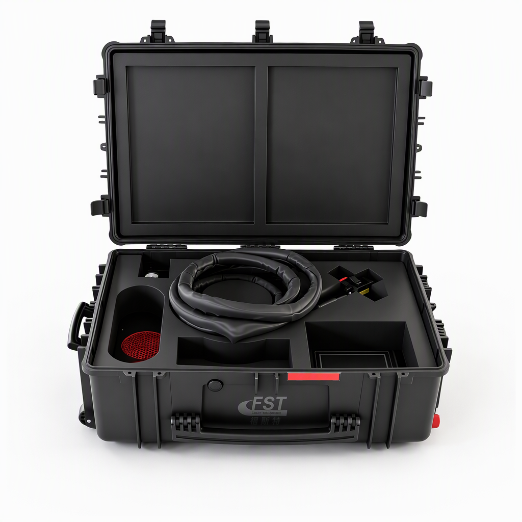 Suitcase-type Pulsed Laser Cleaning Machine 100w 200w 500w Laser Rust Removal Machine For Paint