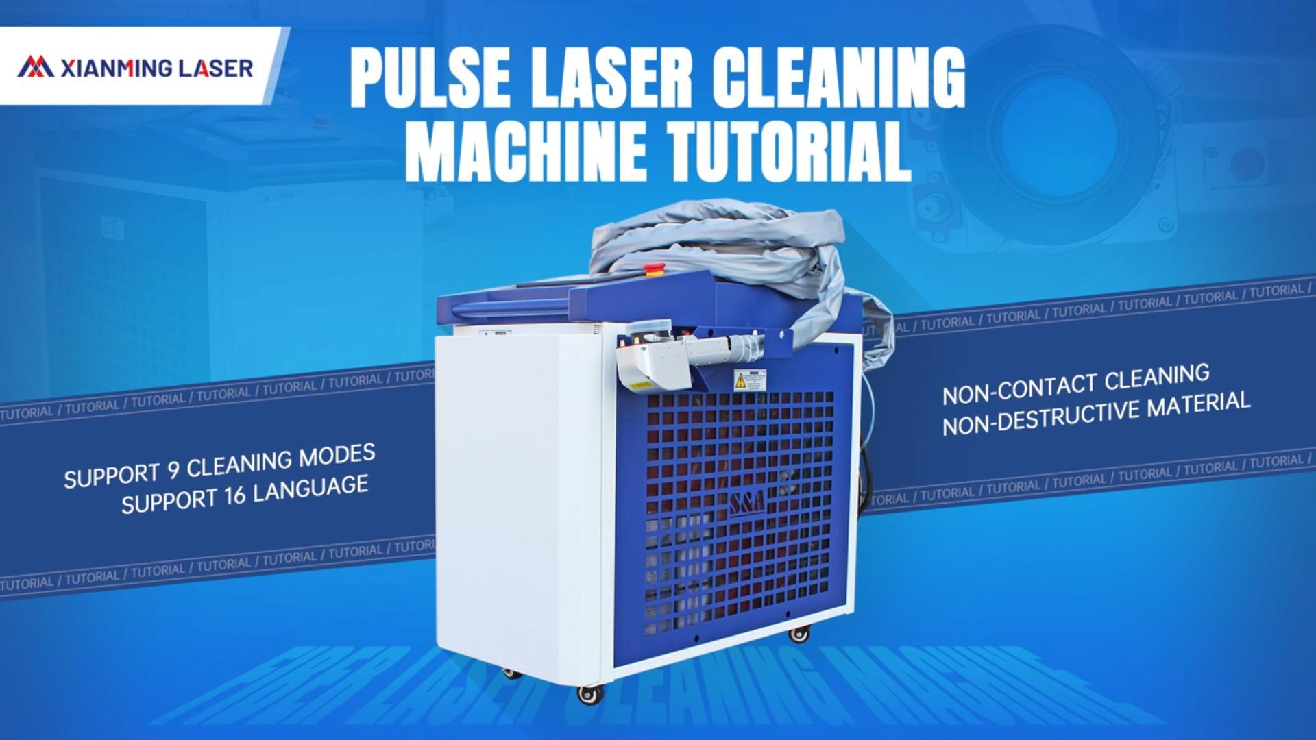 Kompleksowy przewodnik po eksploatacji maszyny do czyszczenia impulsowego lasera chłodzonego wodą o mocy 1000W | Tutorial Xianming Laser