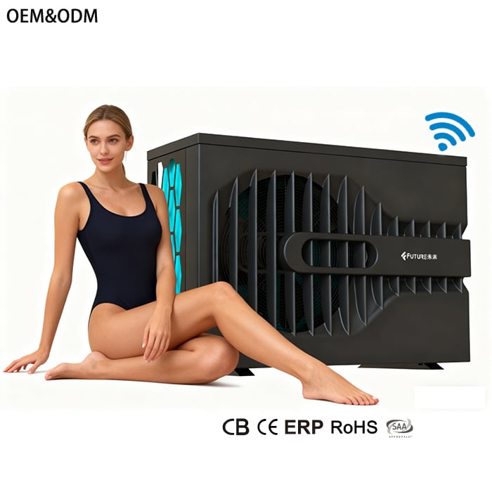 Air heat pumps Luft wasser pool water heater for swimming pool