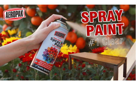 APK-9101 SPRAY PAINT-CLEAR