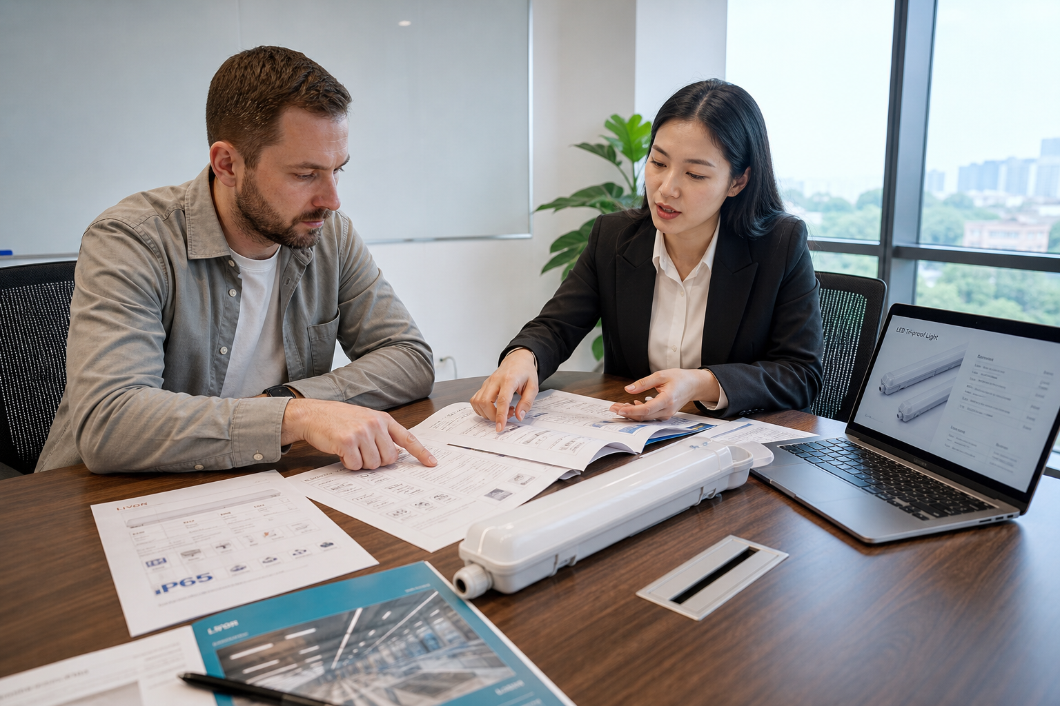 Procurement Review — Buyer and Supplier Discussing Specifications.png