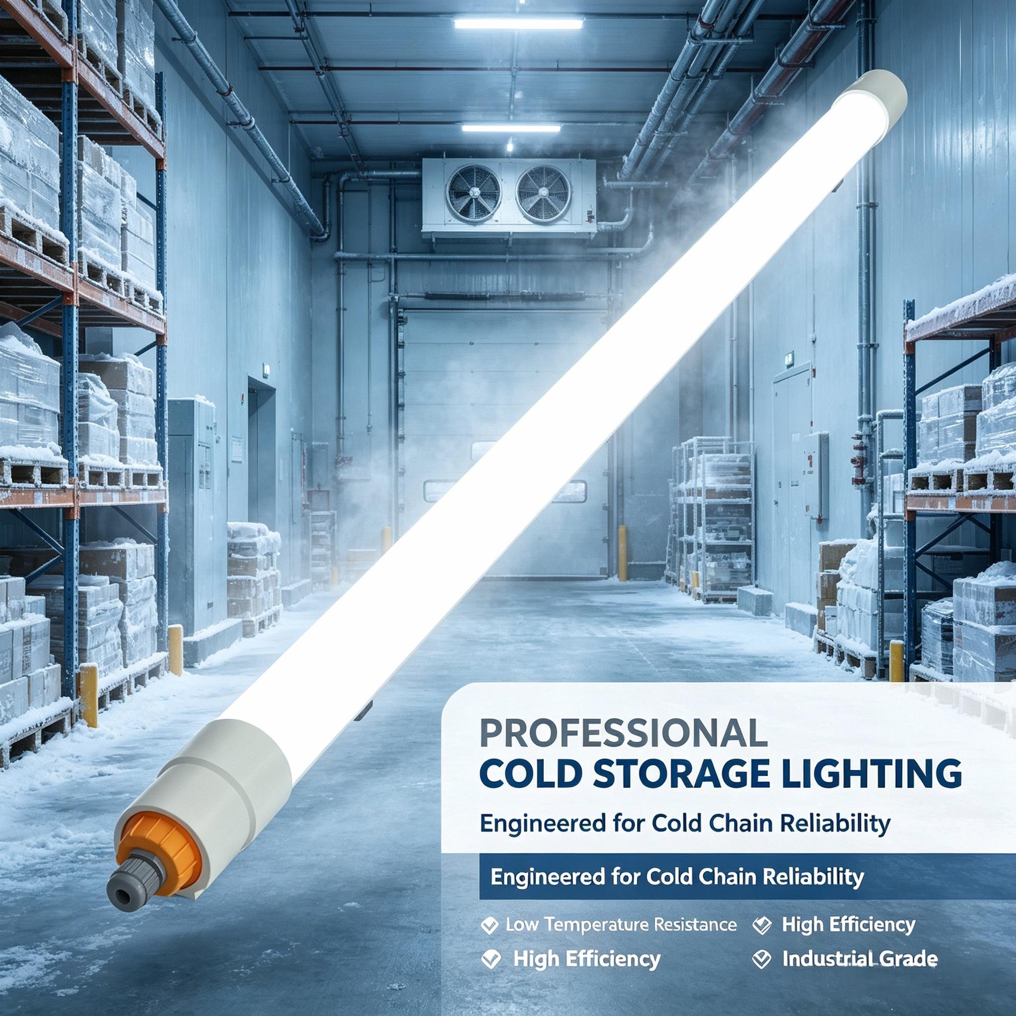 Next-Gen Tubular LED Tri-Proof Light: Built for Cold Storage & Commercial Kitchens | Fast Installation for Contractors