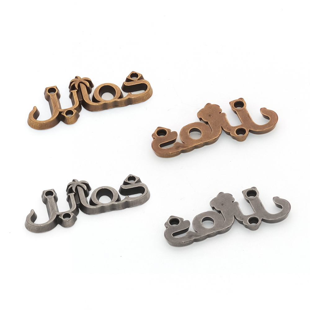 Custom Metal Letter Logos for Apparel
