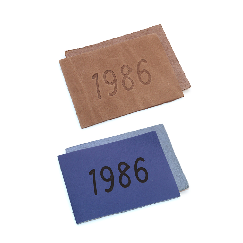 Embossed Logo Custom Leather Labels