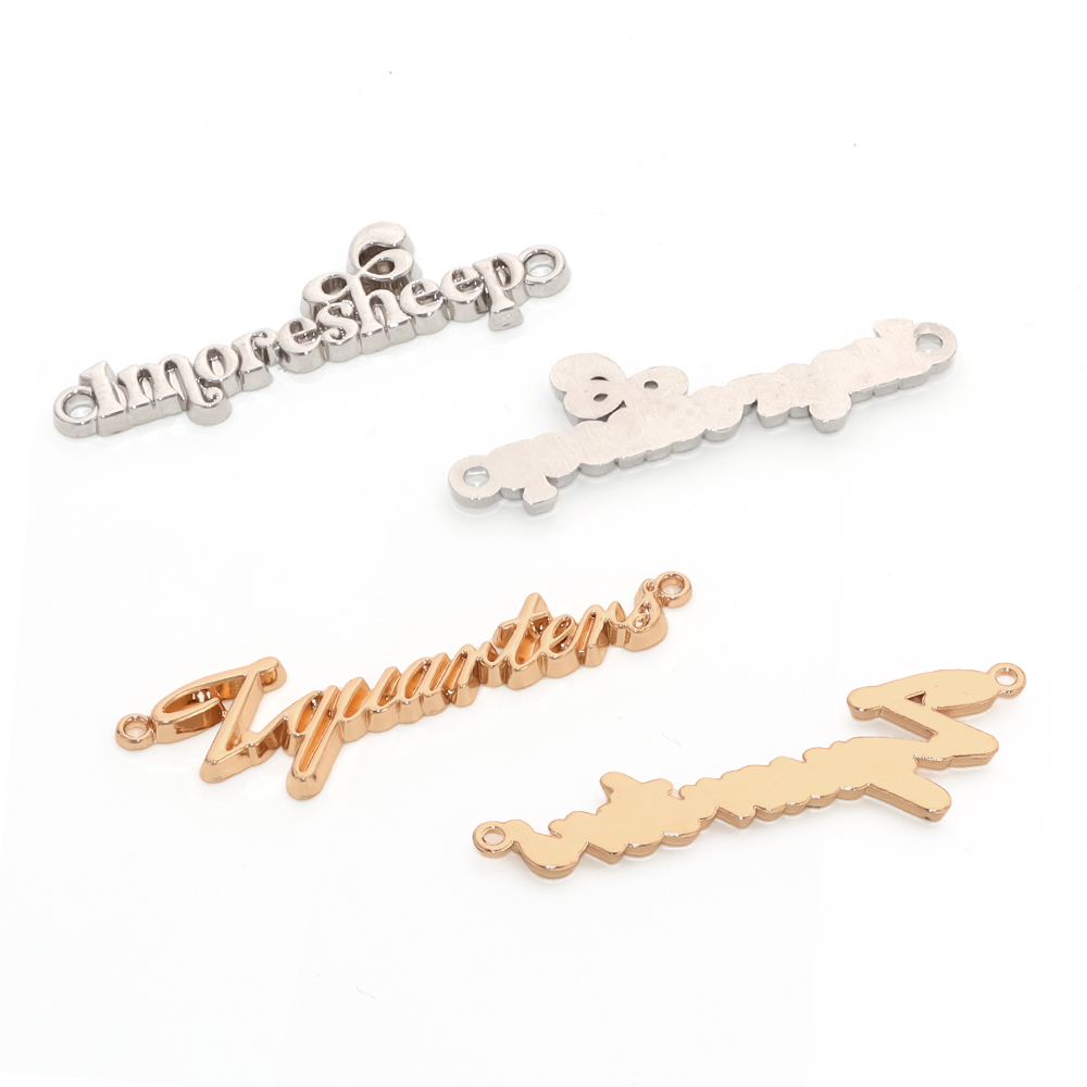 Custom Metal Letter Logos for Apparel